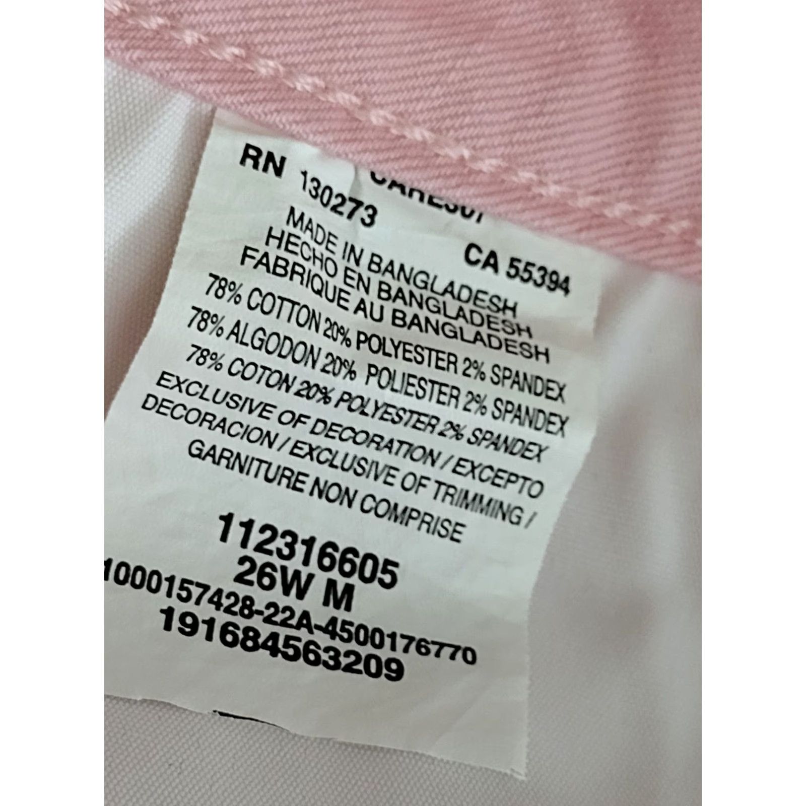 Lee Lee Bermuda Shorts Coral 26W Medium Womens Bermuda Shorts Coral 26W Medium Lee Size 26" / US 2 / IT 38 - 6 Thumbnail