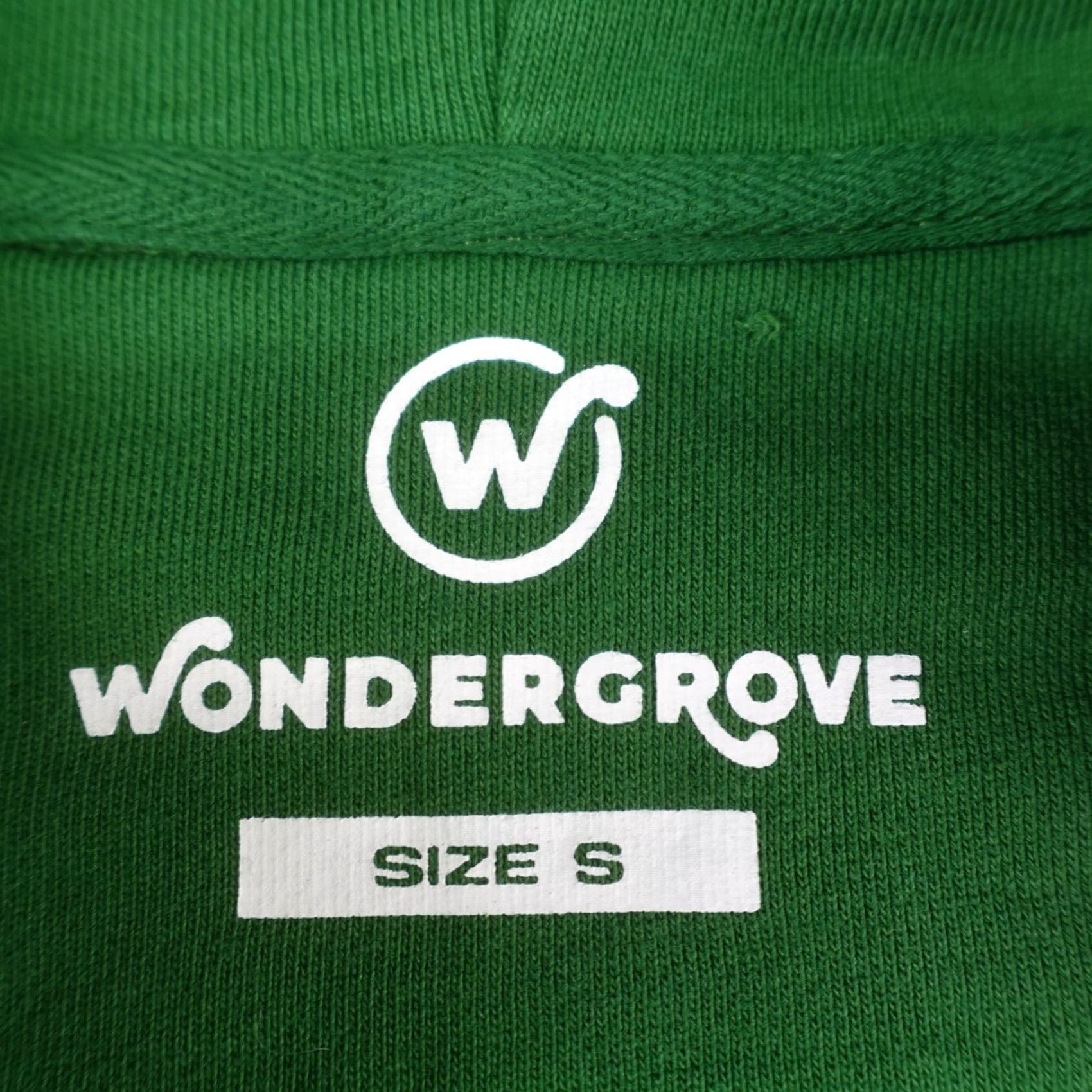 Logo 7 Wondergrove Hoodie Mens Small Green Graphic Print Stash Buds Full Zip Pocket Embroidered Logo Size US S / EU 44-46 / 1 - 4 Thumbnail