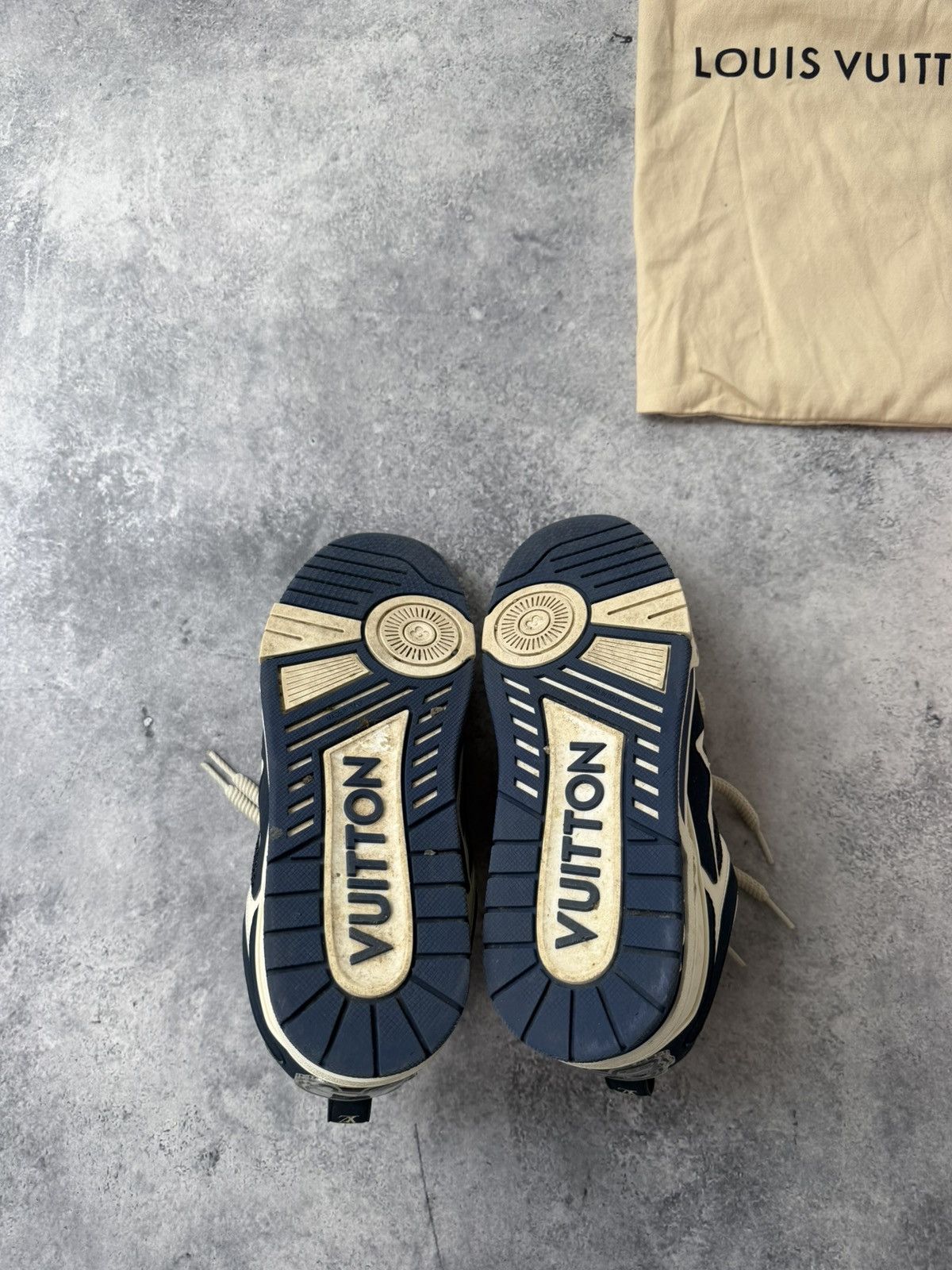 Louis Vuitton Louis Vuitton marine blue skate trainers Size US 7 / EU 40 - 7 Thumbnail