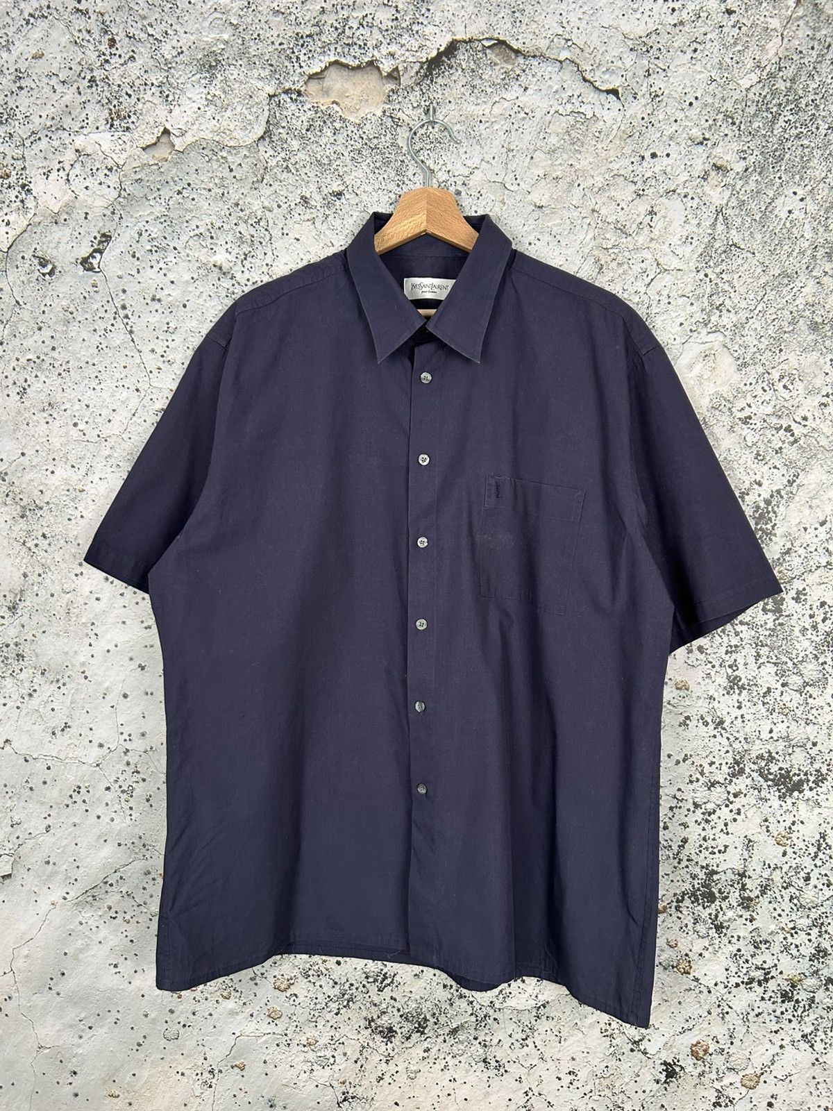 Vintage Vintage Yves Saint Laurent Pour Homme Designer Shirt 90s Size US XL / EU 56 / 4 - 1 Thumbnail