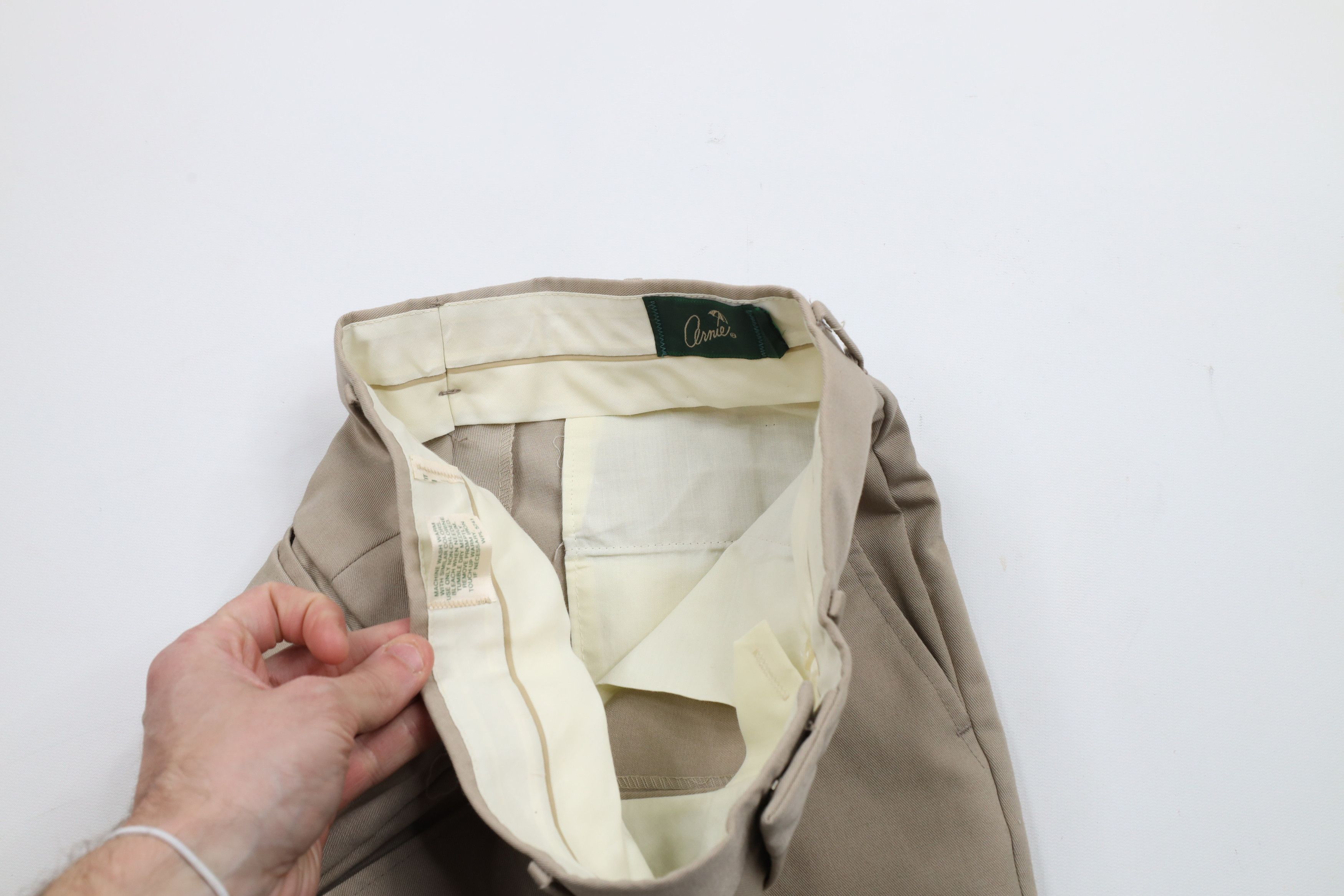 Vintage Vintage 70s Streetwear Wide Leg Cotton Chino Pants Beige USA Size US 30 / EU 46 - 8 Thumbnail