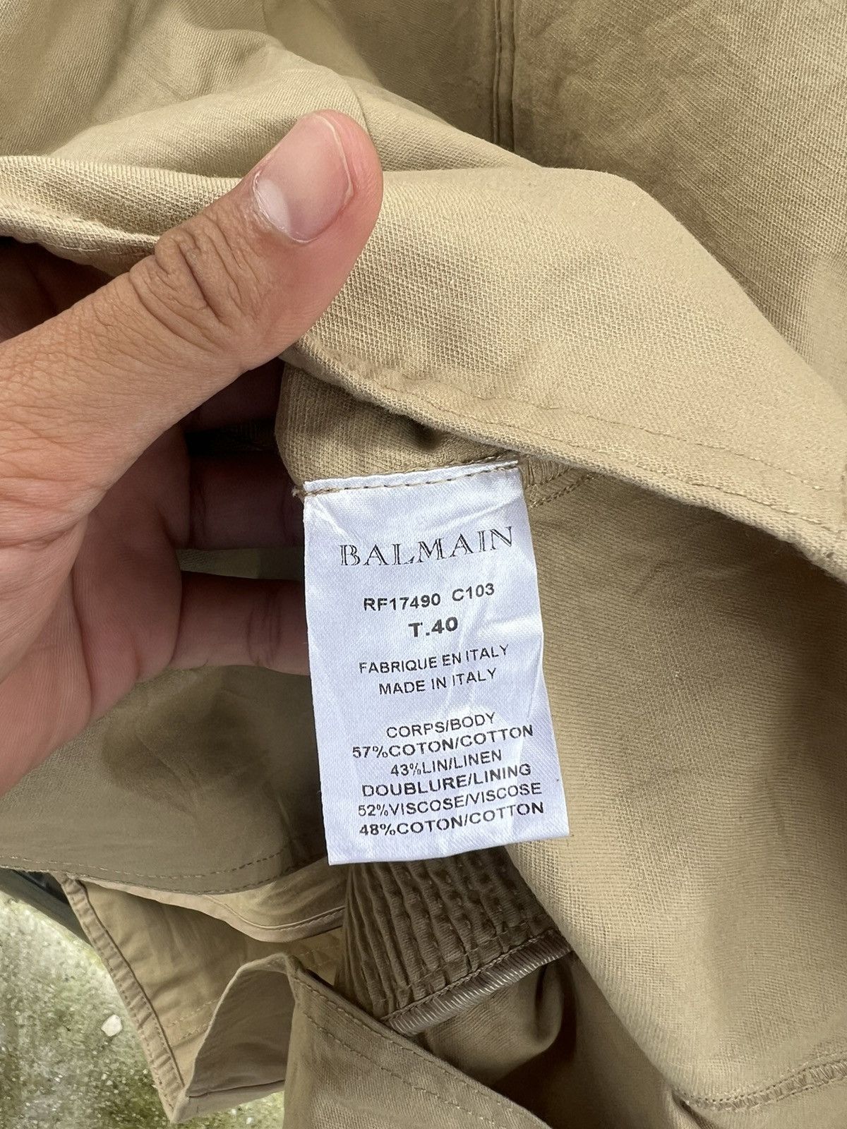 Balmain Balmain Military Blazer Shirt Size US S / EU 44-46 / 1 - 6 Thumbnail