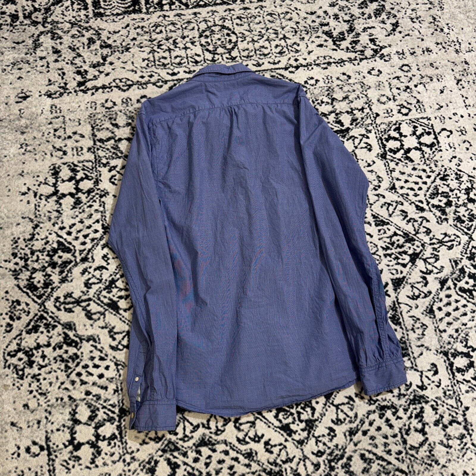 Scotch & Soda × Vintage Vintage Scotch Soda Unisex Blue Cotton Shirt Size L Y2K 90s Size US L / EU 52-54 / 3 - 14 Thumbnail