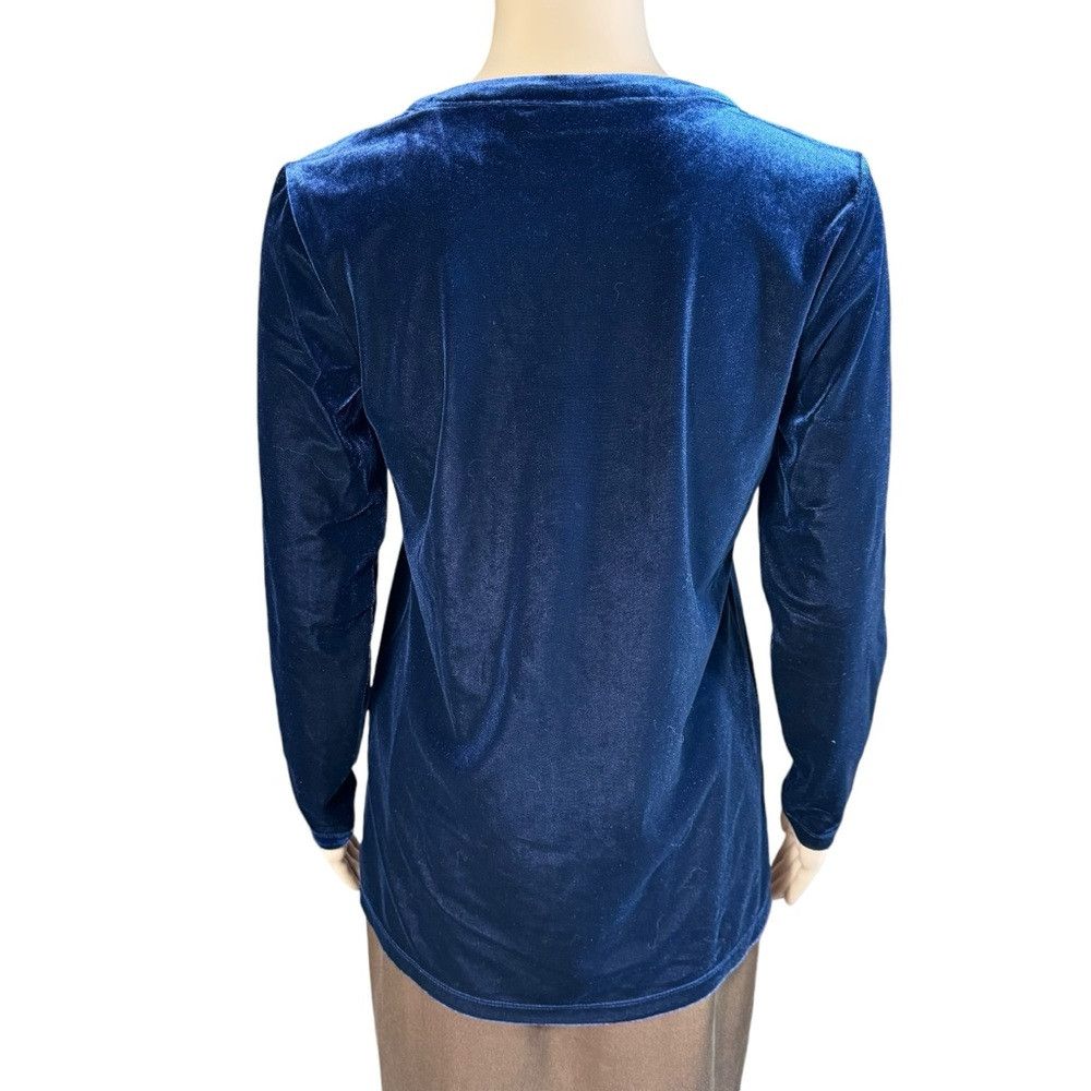 Other New Susan Graver Artisan Velvet Knit Split Neck Tunic Size Size XXS / US 00 / IT 34 - 5 Thumbnail