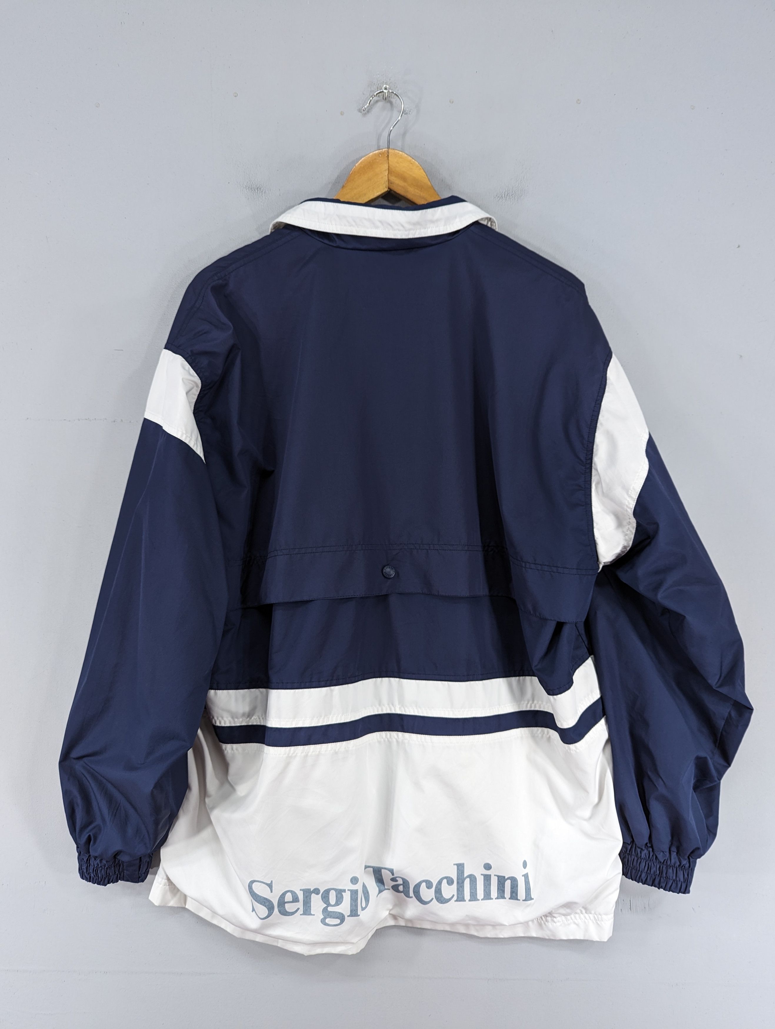 Sergio Tacchini 🔥Vintage 90s Sergio Tacchini Big Logo Jacket Size US L / EU 52-54 / 3 - 14 Thumbnail
