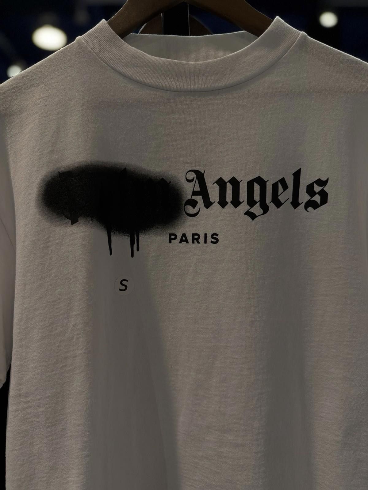 Palm Angels Size Small - Palm Angels Logo Crew T-Shirt ' White' Size US S / EU 44-46 / 1 - 5 Thumbnail