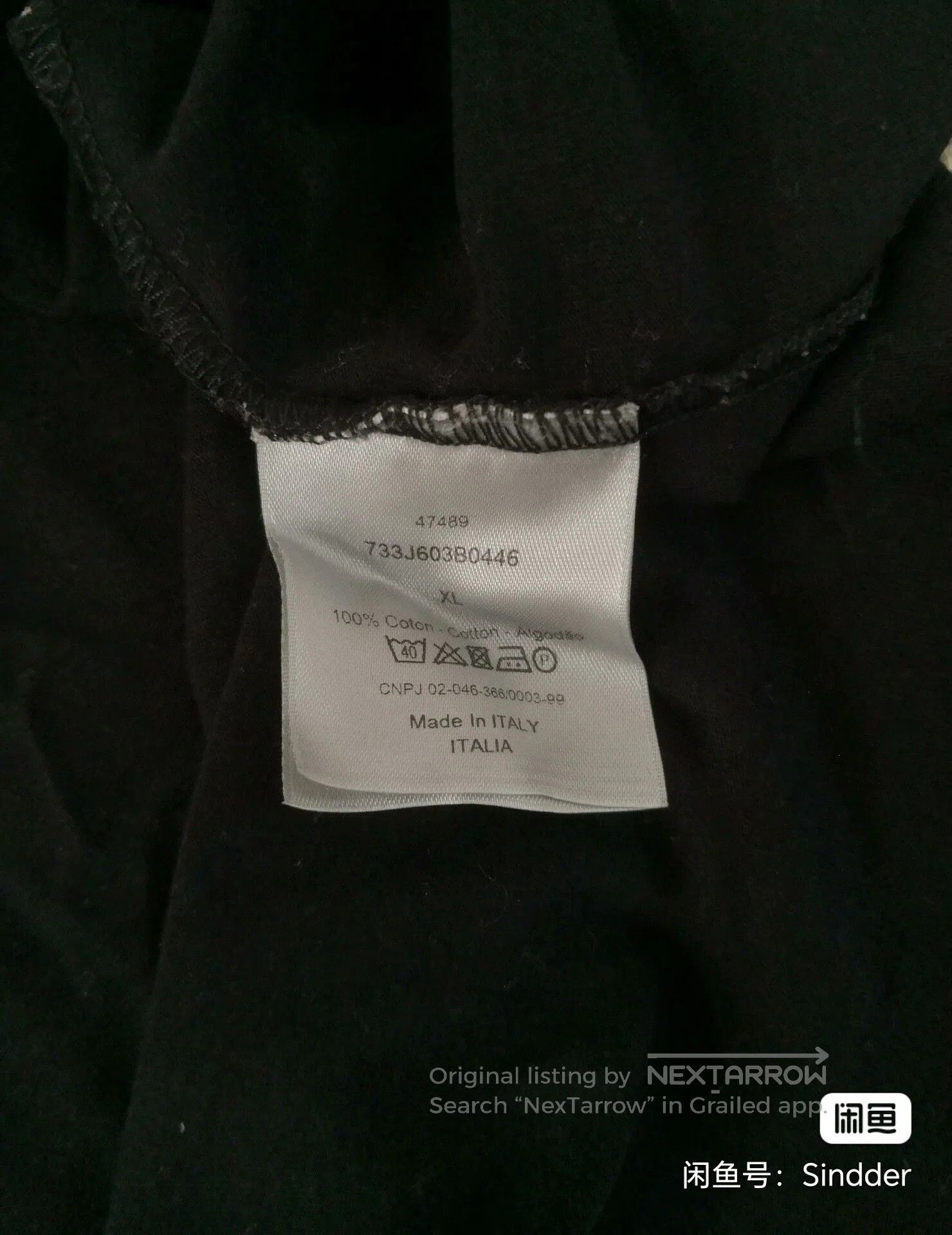 Dior Dior Men's Bee Embroidery Short-Sleeve T-shirt. Size US XL / EU 56 / 4 - 4 Thumbnail