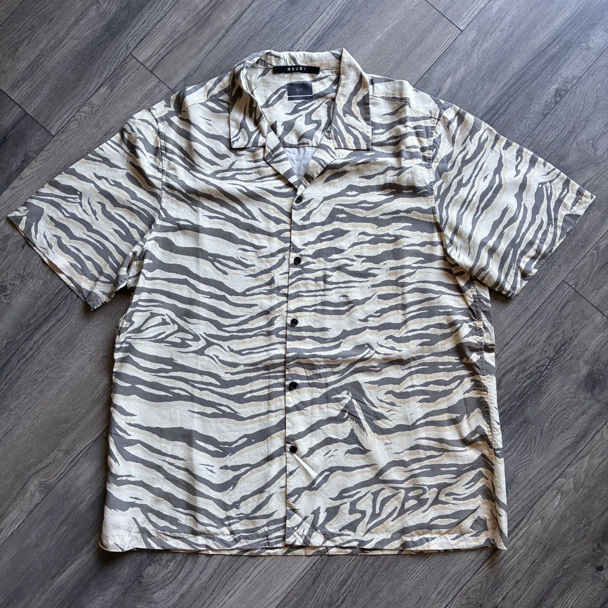 Ksubi KSUBI Tigerrr Resort Short Sleeve Shirt Size US XL / EU 56 / 4 - 3 Thumbnail