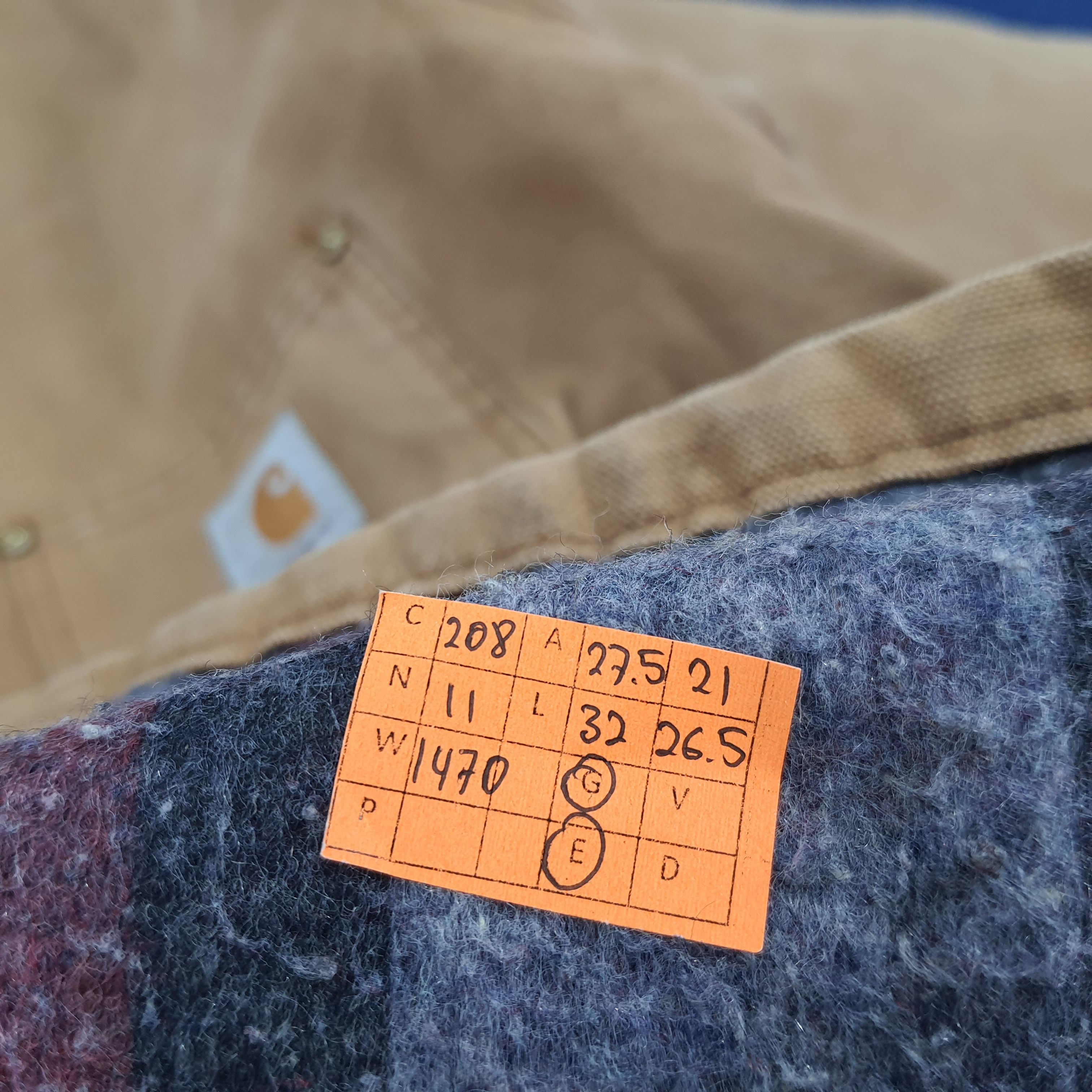 Carhartt × Vintage Vintage Carhartt Detroit Workwear Heavy Jacket Size US XXL / EU 58 / 5 - 8 Thumbnail