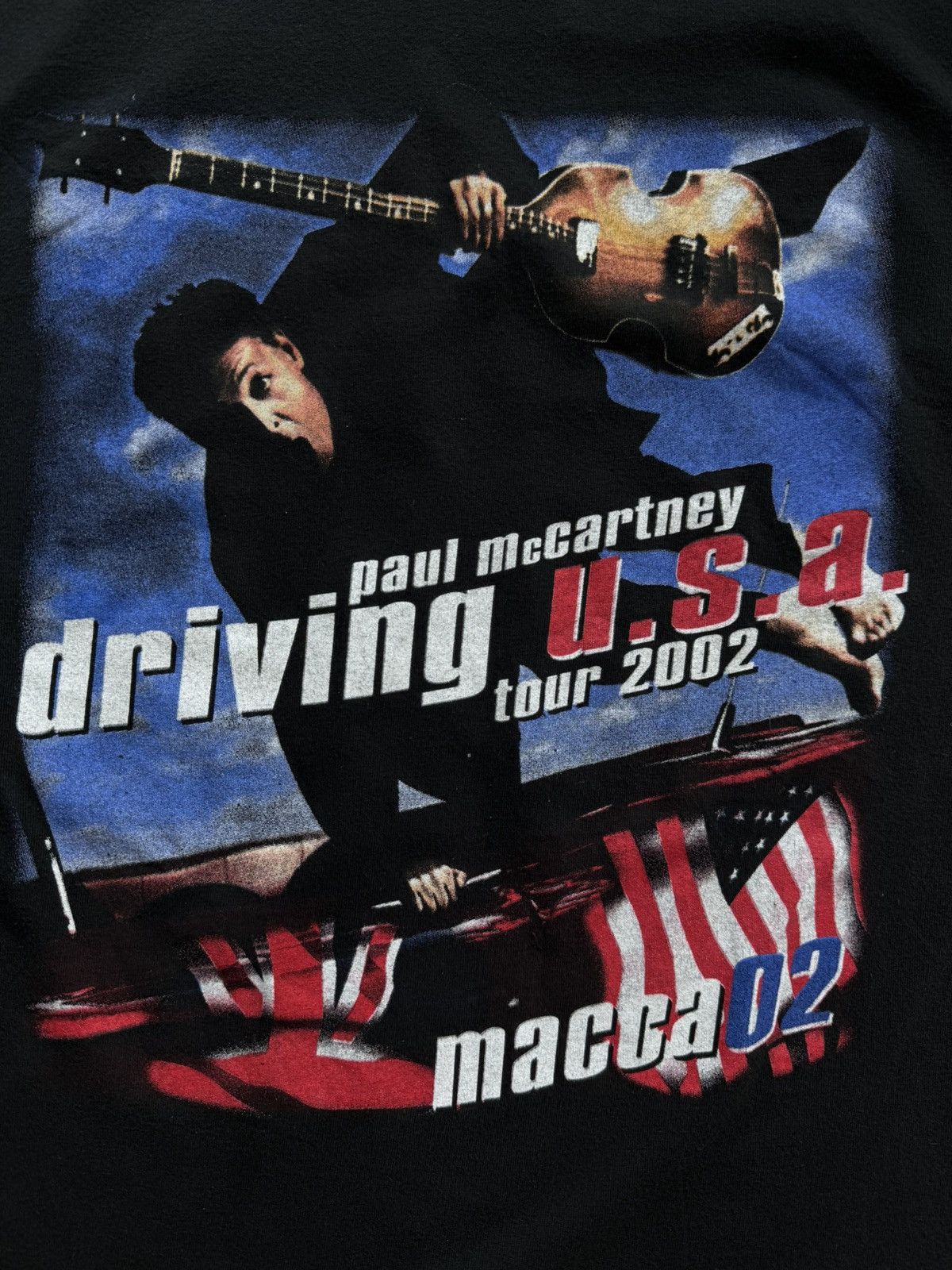 Jerzees Vintage 02 Paul McCartney Driving USA Tour Shirt Size US XL / EU 56 / 4 - 3 Thumbnail