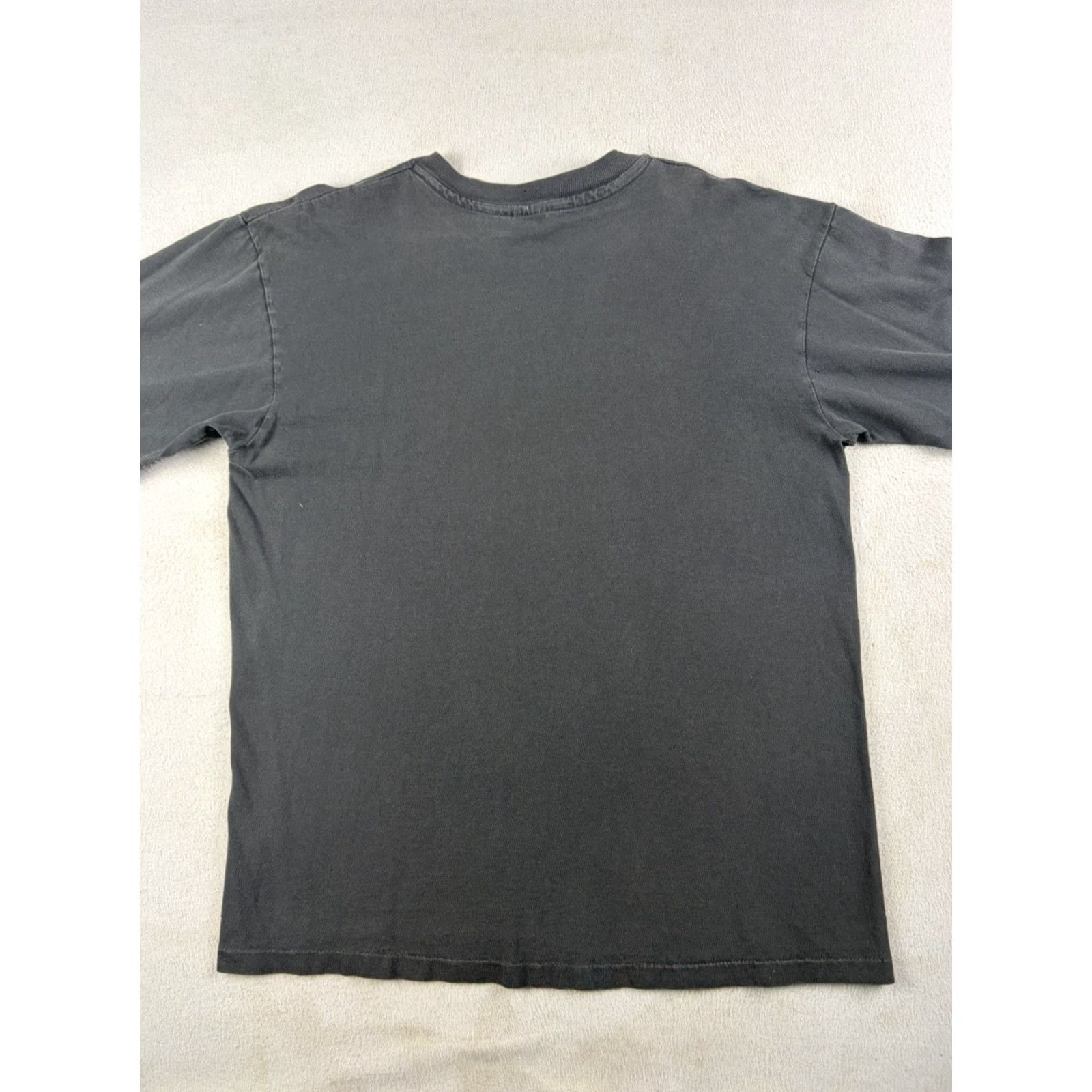 Anvil VINTAGE Eye On Survival Tiger T Shirt Size Large Black Longsleeve Human i Tees Size US L / EU 52-54 / 3 - 6 Thumbnail