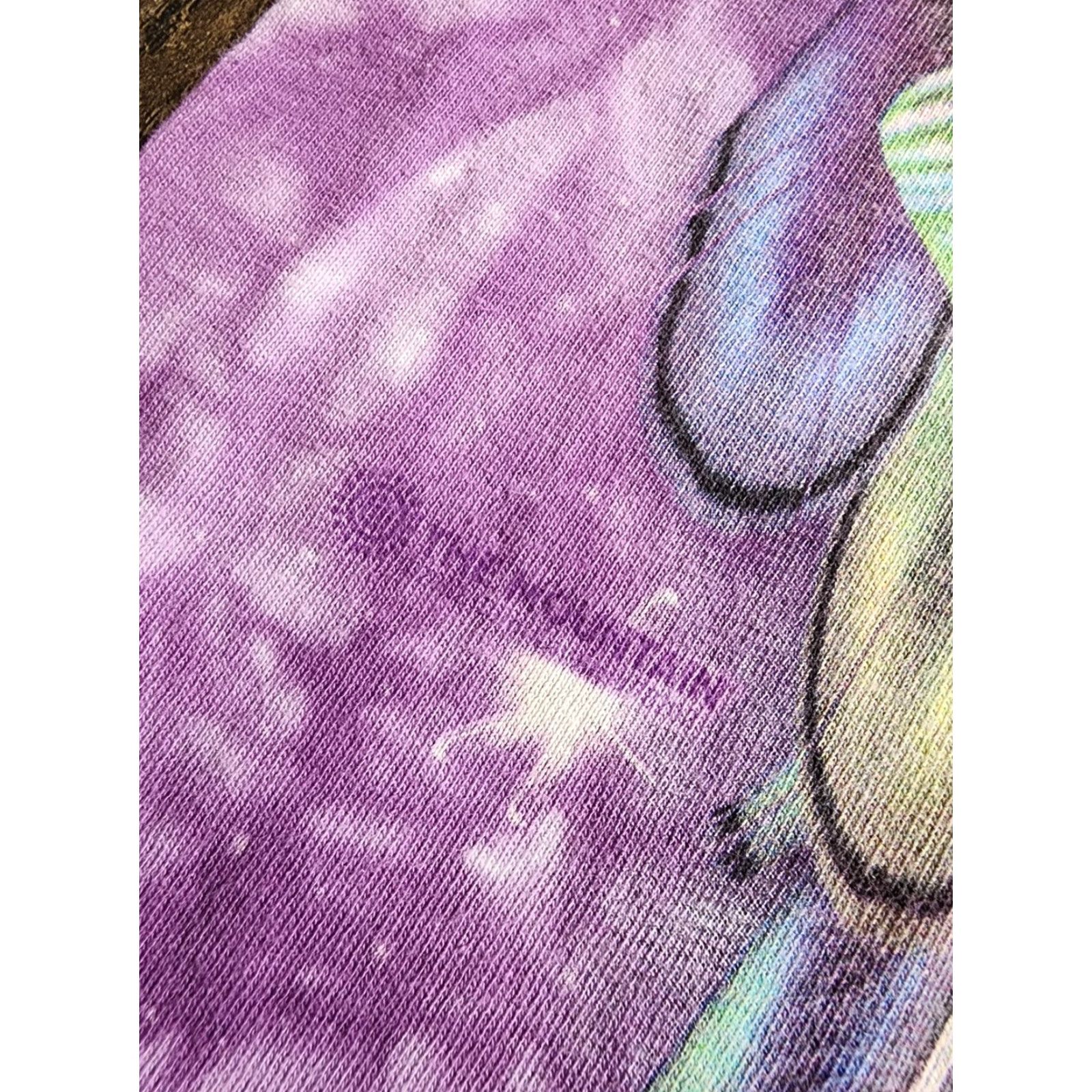 The Mountain VINTAGE The Mountain Shirt Womens M Purple Crew Neck Long Sleeve Dragonfly Dream Catcher Tie Dye Cavalaris 2012 Size M / US 6-8 / IT 42-44 - 5 Thumbnail