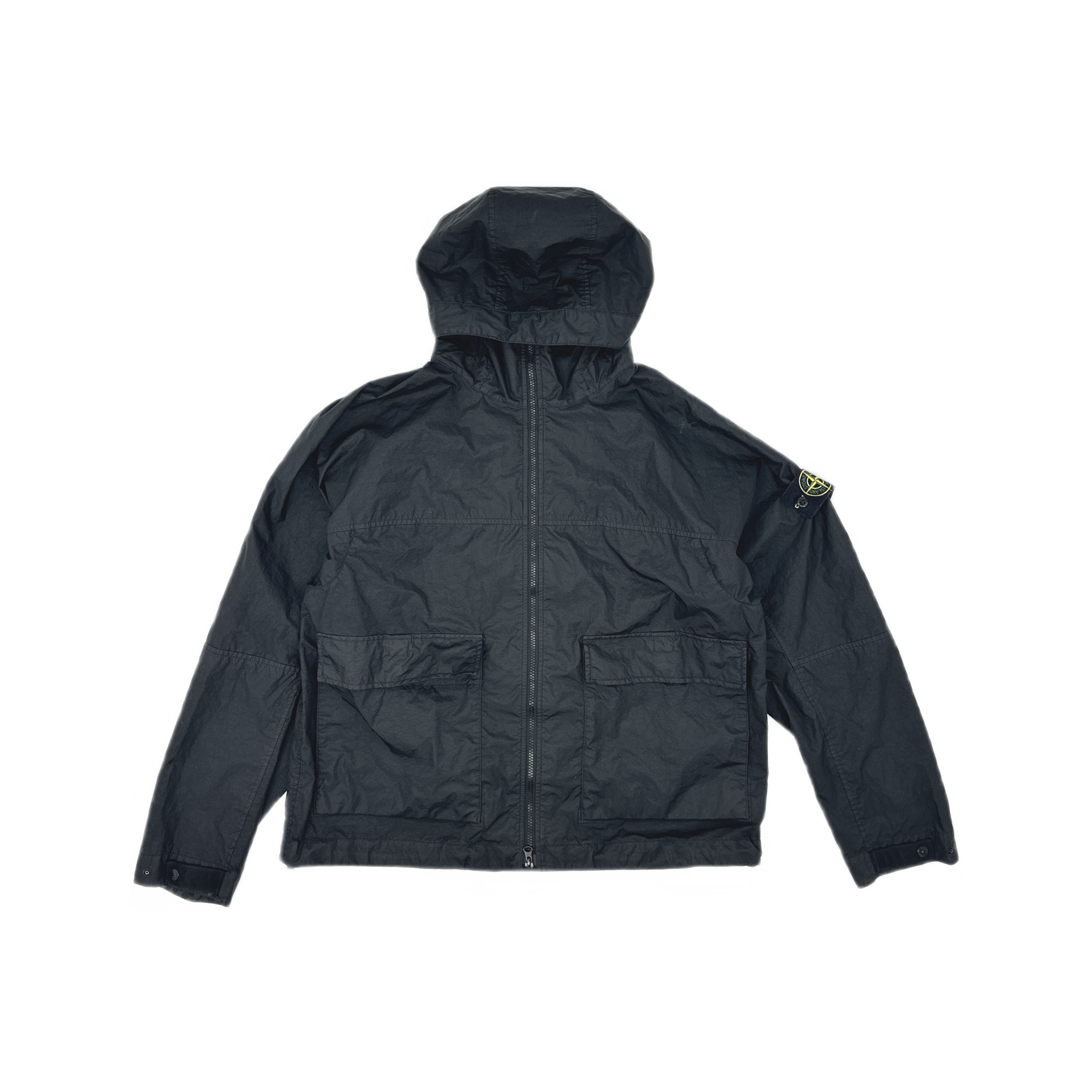 Stone Island Stone Island Logo Badge Waterproof Hooded Jacket Size XL Size US XL / EU 56 / 4 - 1 Thumbnail