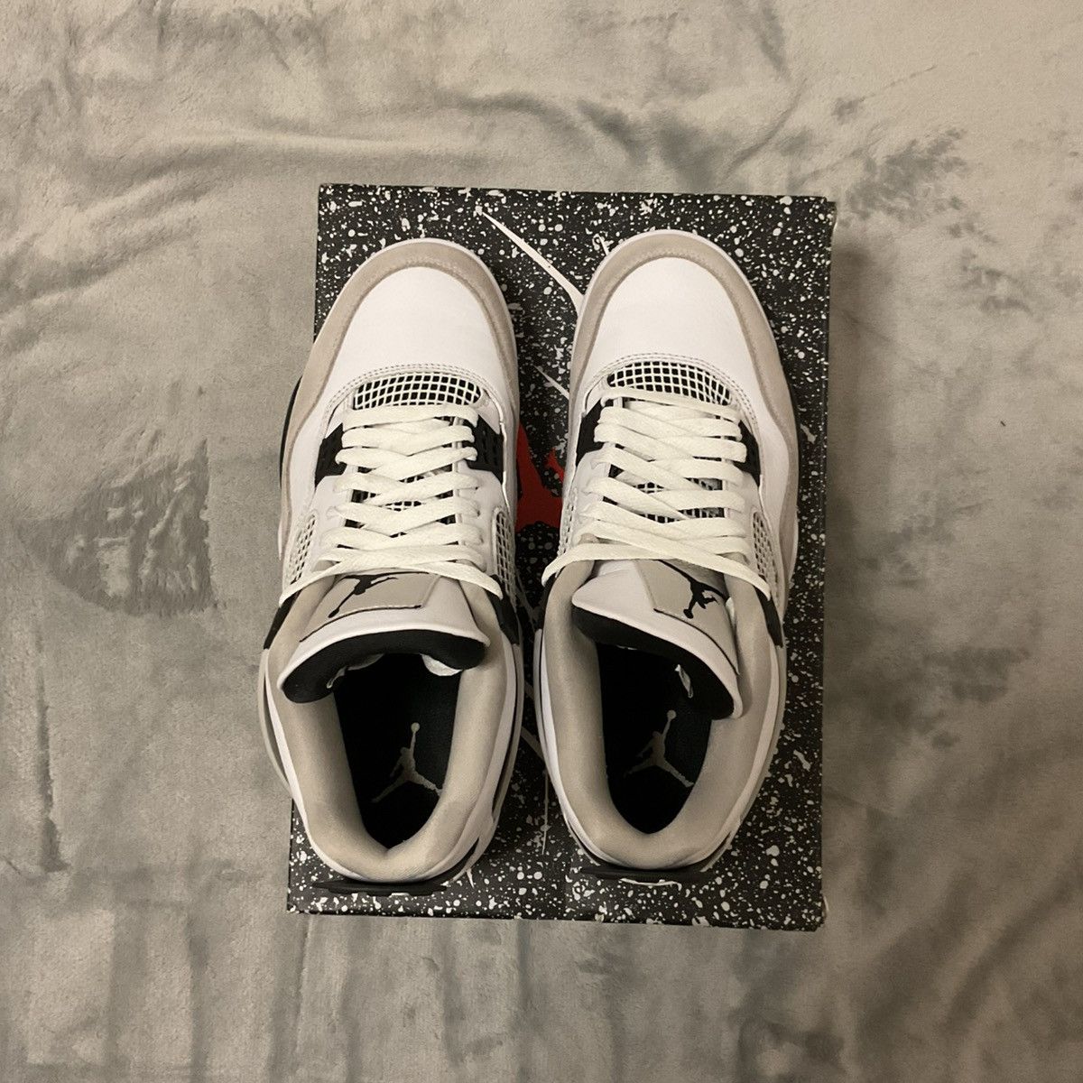Jordan Brand × Nike Air Jordan 4 Retro Military Black size 10 Size US 10 / EU 43 - 3 Thumbnail