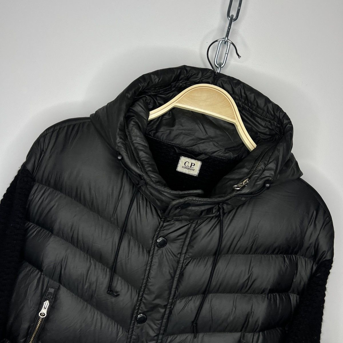 C.P. Company Vintage CP Company Zip Up Puffer Down Jacket Cardigan Size US XL / EU 56 / 4 - 4 Thumbnail