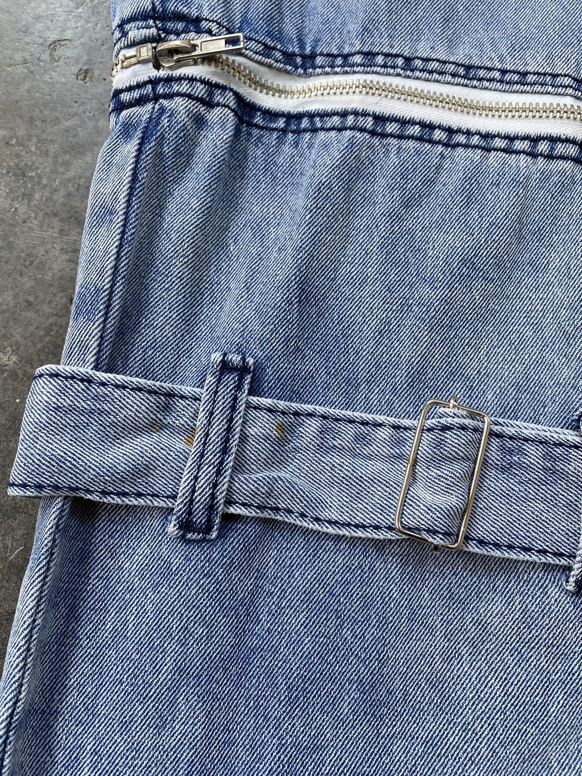 Japanese Brand Volcan Aphrodite Bondage Distressed Denim Pants Size US 30 / EU 46 - 8 Thumbnail