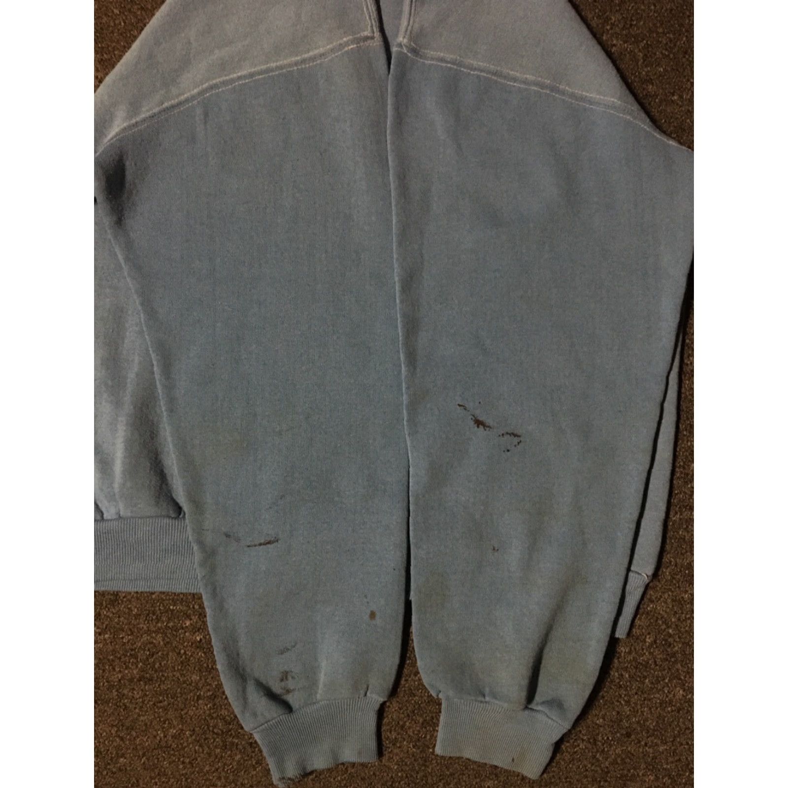 Vintage VINTAGE American Vintage Sweatshirt S Blue Distressed 80s 90s Faded Paint Nike? Size US S / EU 44-46 / 1 - 3 Thumbnail