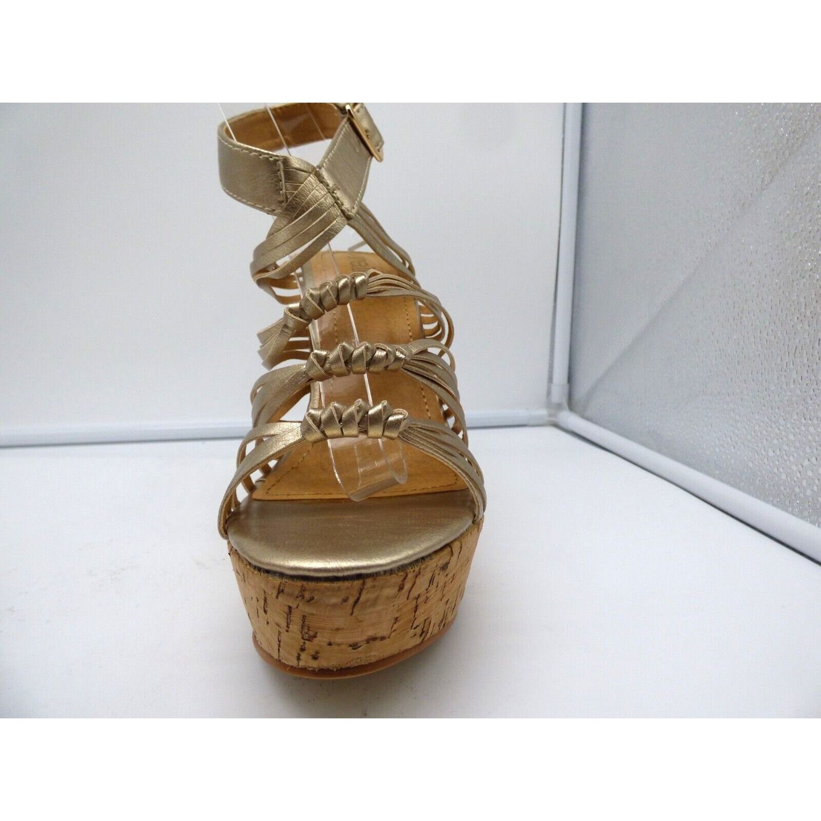 Other Relent Agneta Cork Wedge Sandals, US 7-1/2; Gold Size US 7.5 / IT 37.5 - 7 Thumbnail