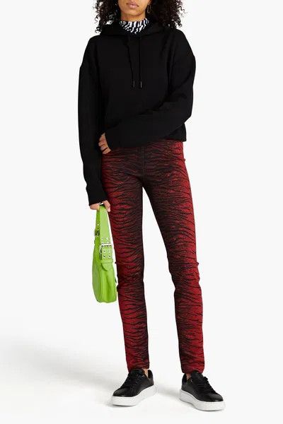 Kenzo o1y1025 Sweatpant in Brick/Black Size 27" / US 4 / IT 40 - 3 Thumbnail