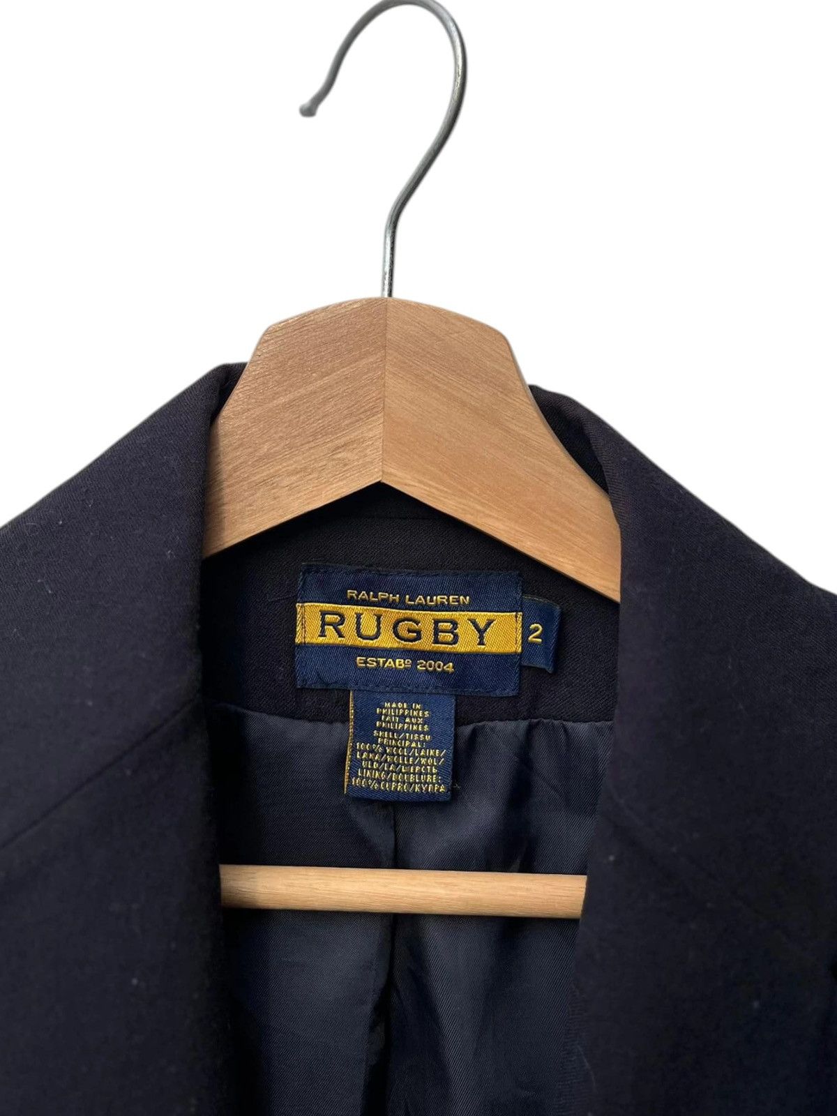 Ralph Lauren Rugby Ralph Lauren Navy Wool Blazer Jacket Size XS / US 0-2 / IT 36-38 - 11 Thumbnail