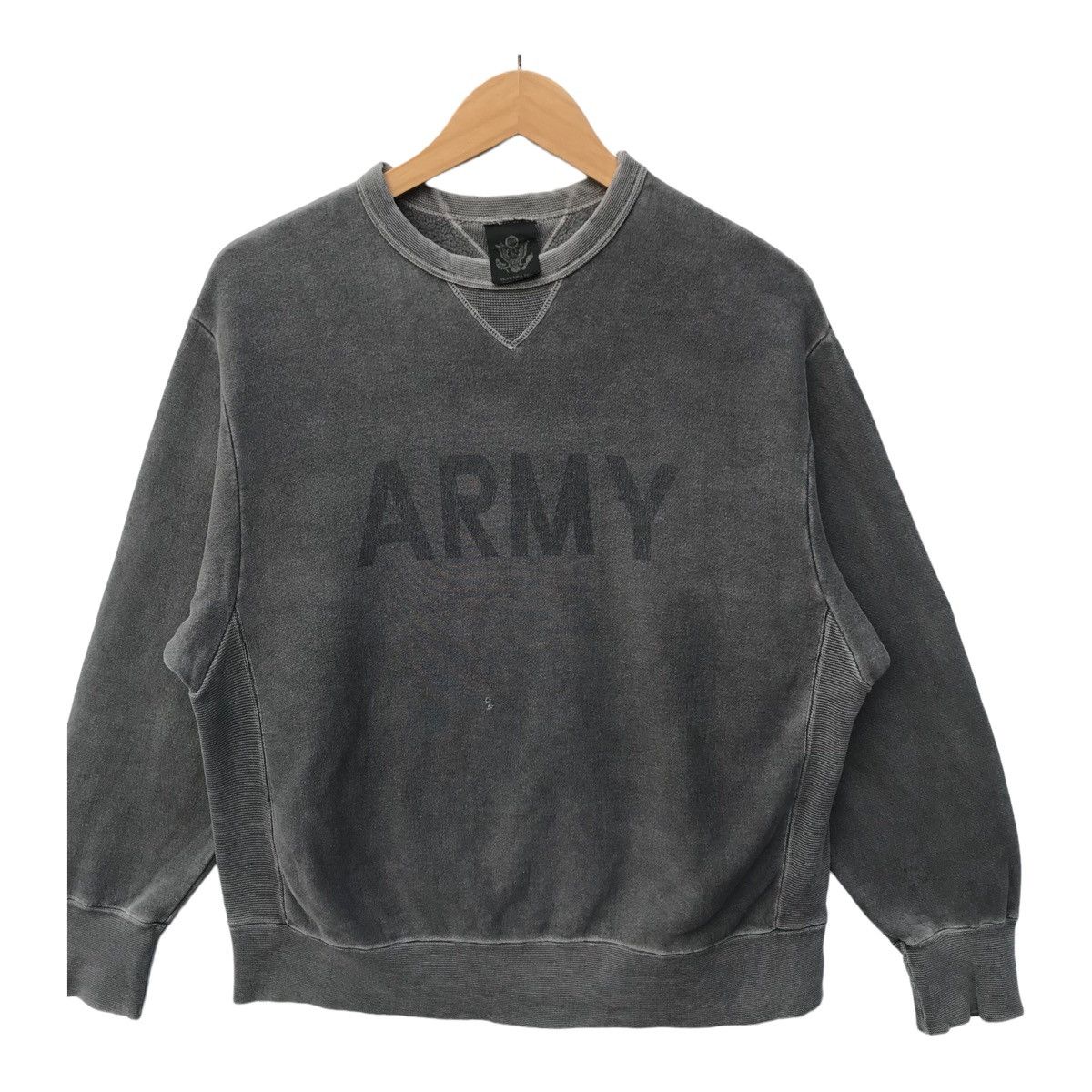 Vintage Vintage Faded Army Sweatshirt Military Sweater Size US M / EU 48-50 / 2 - 3 Thumbnail