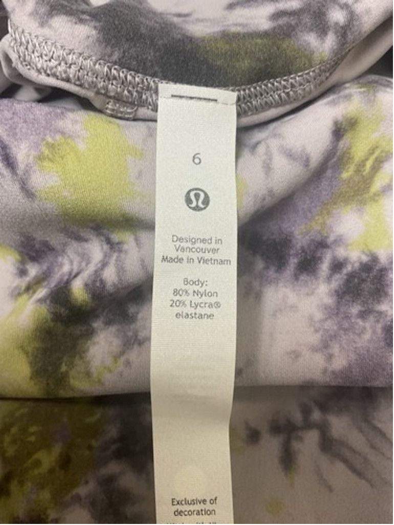 Lululemon Lululemon Align Hr Crop 27 Radial Tie Dye Leggings Women 6 Size 28" / US 6 / IT 42 - 2 Thumbnail