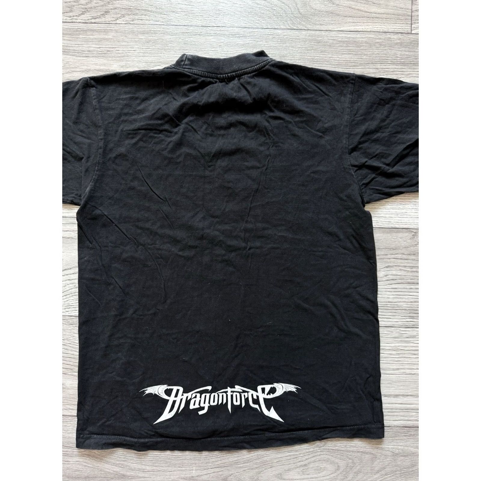 Vintage VINTAGE DragonForce Inhuman Rampage Tour T-Shirt Black M Mens Band Shirt 2000s Heavy Metal Shirt Size US M / EU 48-50 / 2 - 2 Thumbnail