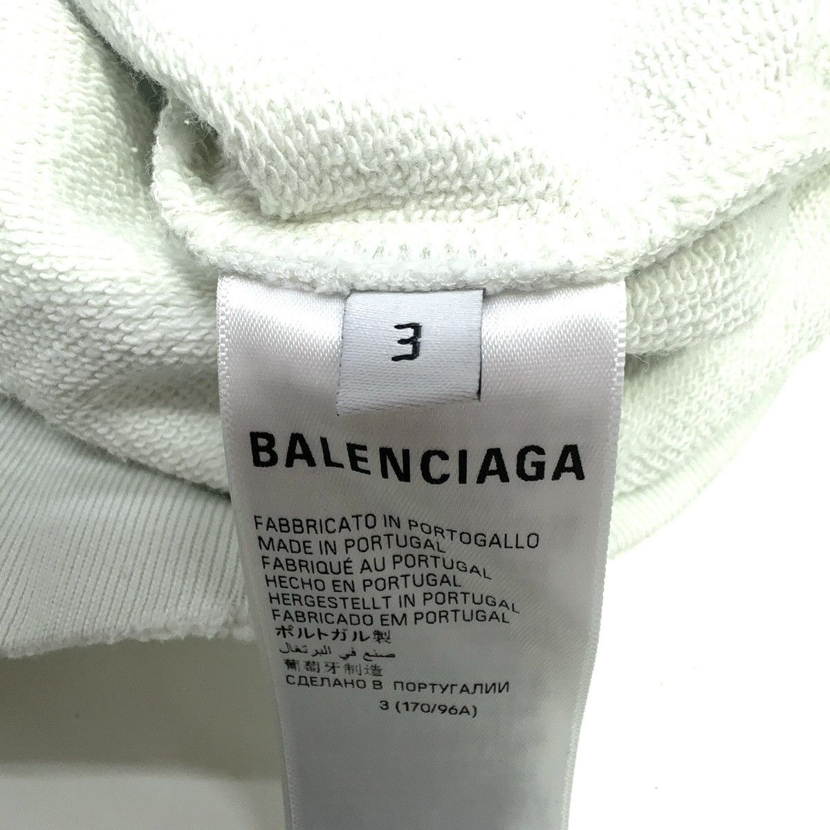 Balenciaga BALENCIAGA Hoodie.com White Sz 3 Size US L / EU 52-54 / 3 - 4 Thumbnail
