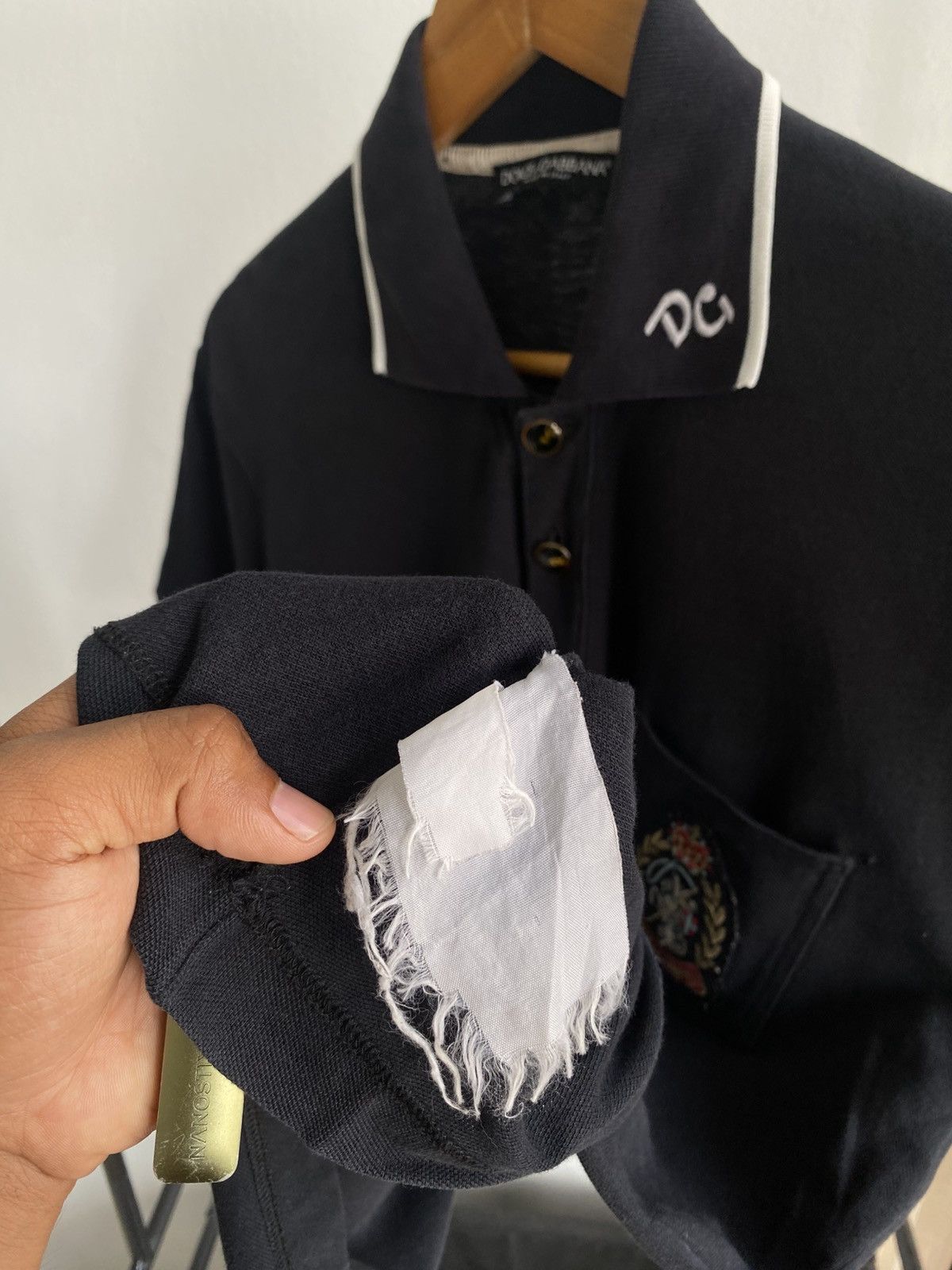 Dolce & Gabbana Vintage FADED Dolce & Gabbana Polo Shirt 🔥 Size US M / EU 48-50 / 2 - 19 Thumbnail