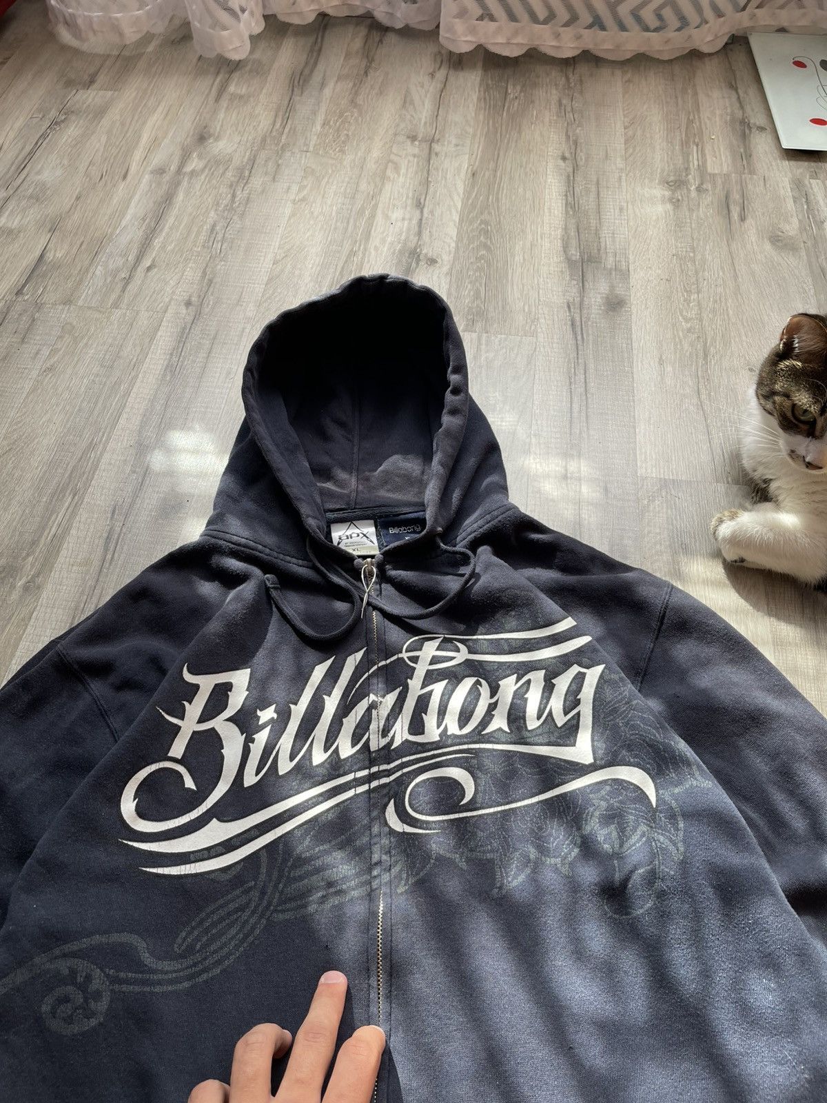 Billabong Billabong 90s Y2K Vintage Big Logo Zip Sweatshirt Hoodie Size US XL / EU 56 / 4 - 10 Thumbnail