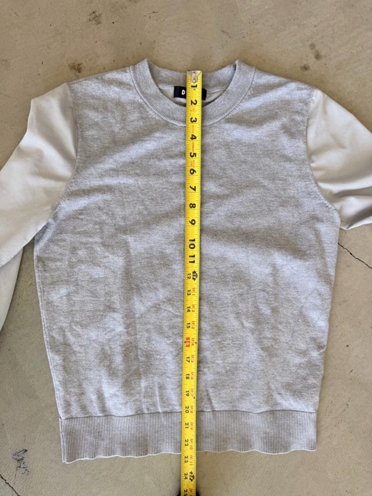 DKNY DKNY / Mixed Media Knit Sweater / Grey Size M / US 6-8 / IT 42-44 - 10 Thumbnail