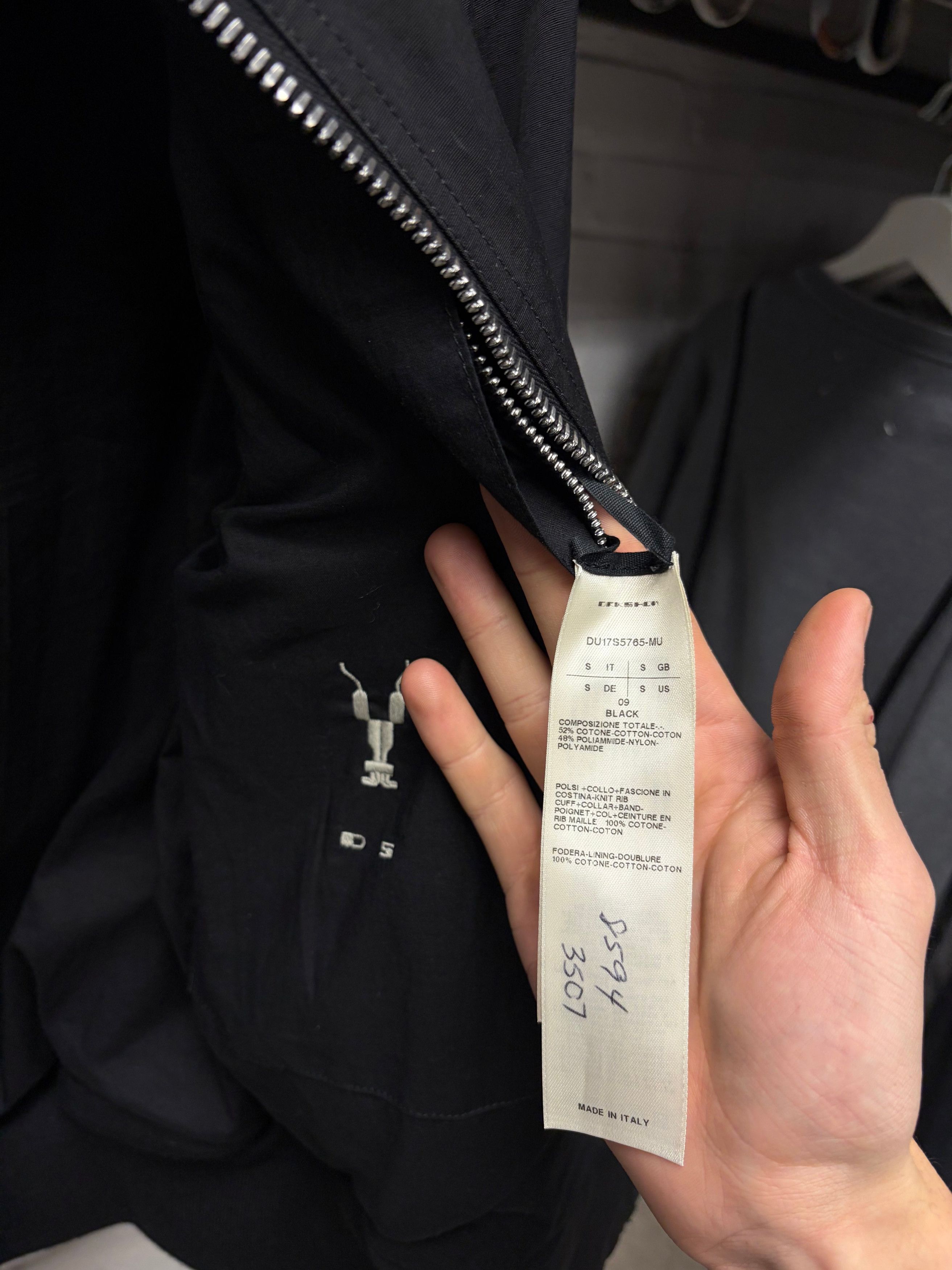 Rick Owens Rick Owens DRKSHDW Black Classic ‘Flight’ Bomber Jacket Size US S / EU 44-46 / 1 - 6 Thumbnail