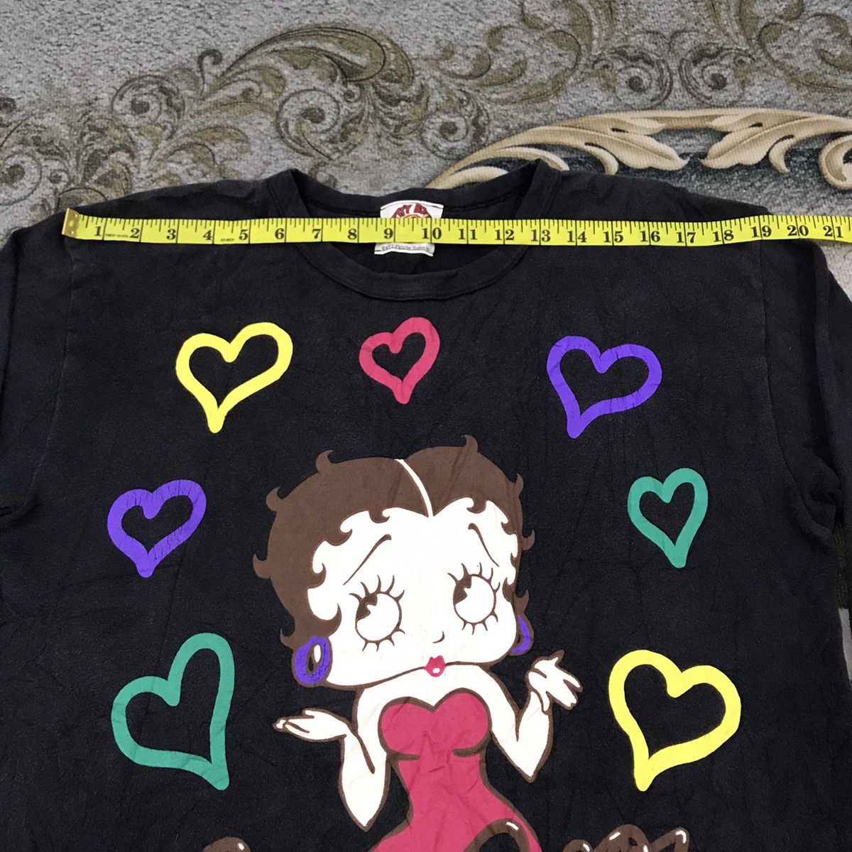 Anime Betty Boop long sleeves big logo made in Japan Size US M / EU 48-50 / 2 - 5 Thumbnail