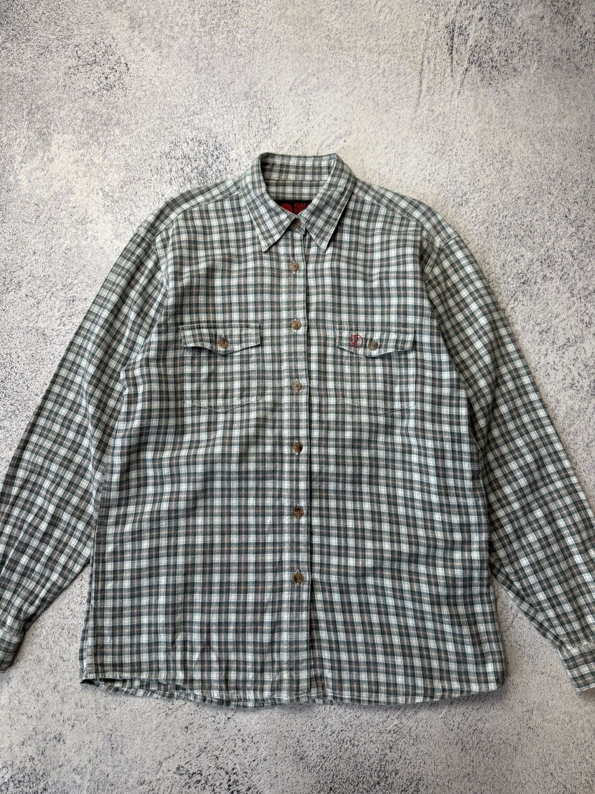 Fjallraven Vintage Fjallraven Ladies Flannel Checkered Shirt USA Size M / US 6-8 / IT 42-44 - 3 Thumbnail