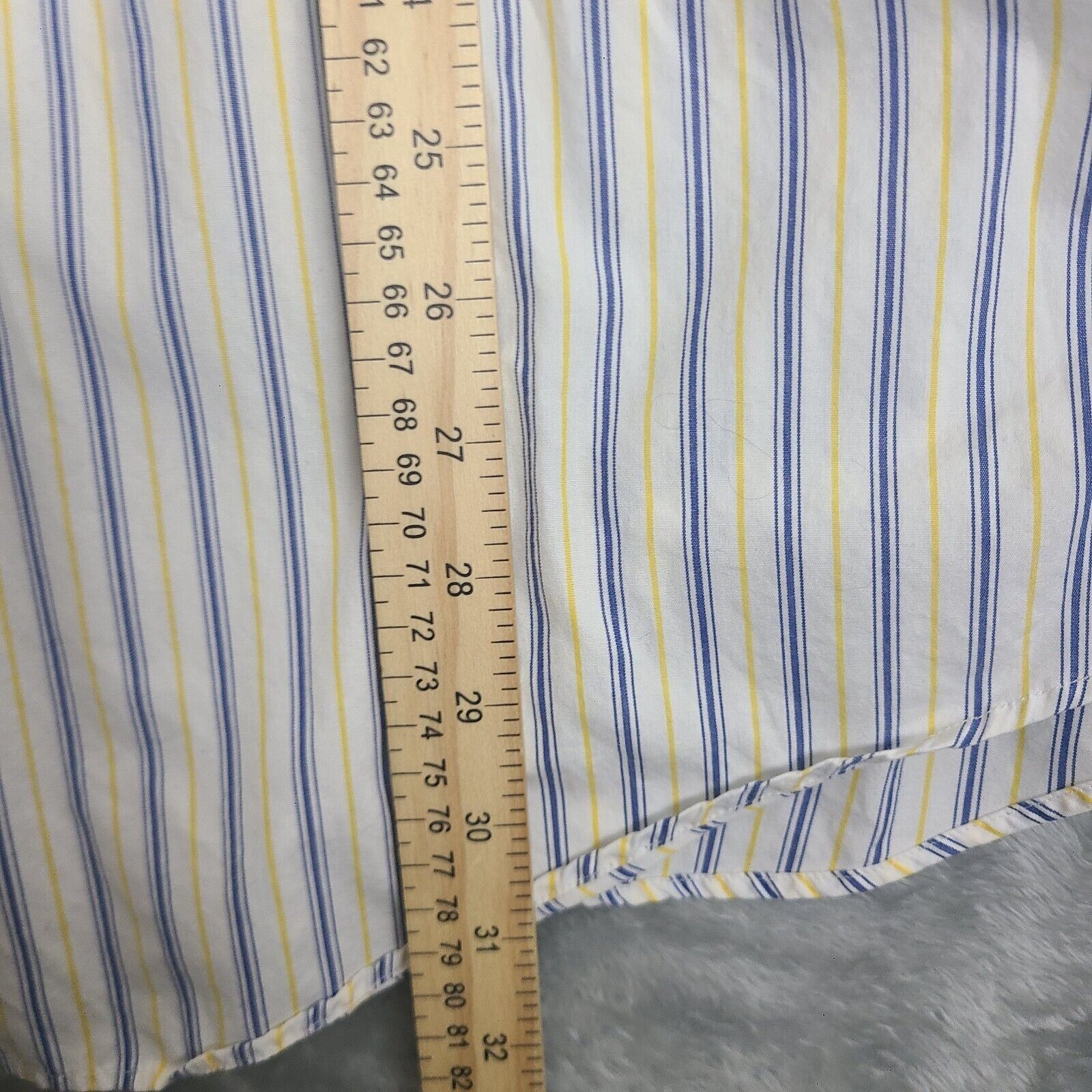 Polo Ralph Lauren Polo Ralph Lauren Shirt Mens Large Blake Two-Ply Striped Blu Size US XXL / EU 58 / 5 - 6 Thumbnail