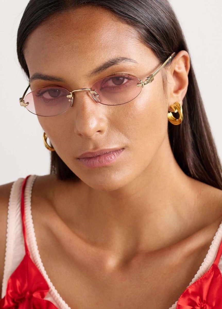 Miu Miu Miu Miu Women Sunglasses Oval MUA54S ZVN70O NEW AUTHENTIC Size ONE SIZE - 14 Thumbnail