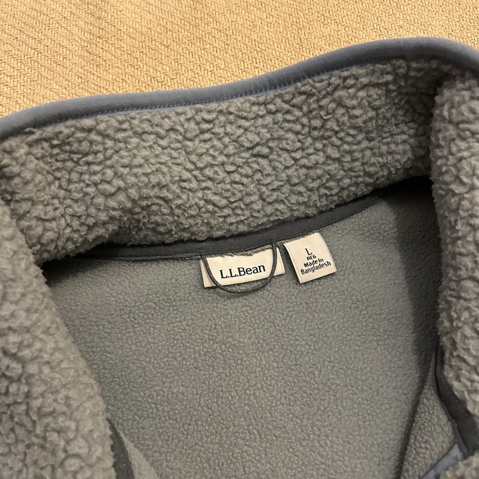 L.L. Bean Mountainside Deep Pile Sherpa Fleece Full Zip Jacket Large Size L / US 10 / IT 46 - 3 Thumbnail