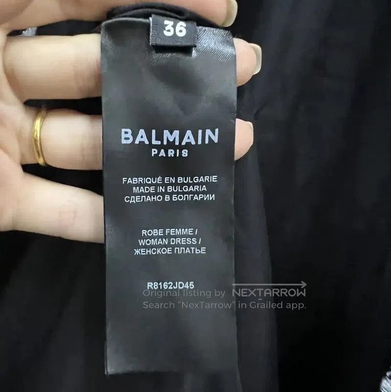 Balmain Balmain Multi-Color Long Sleeve Dress . Size XXS / US 00 / IT 34 - 4 Thumbnail