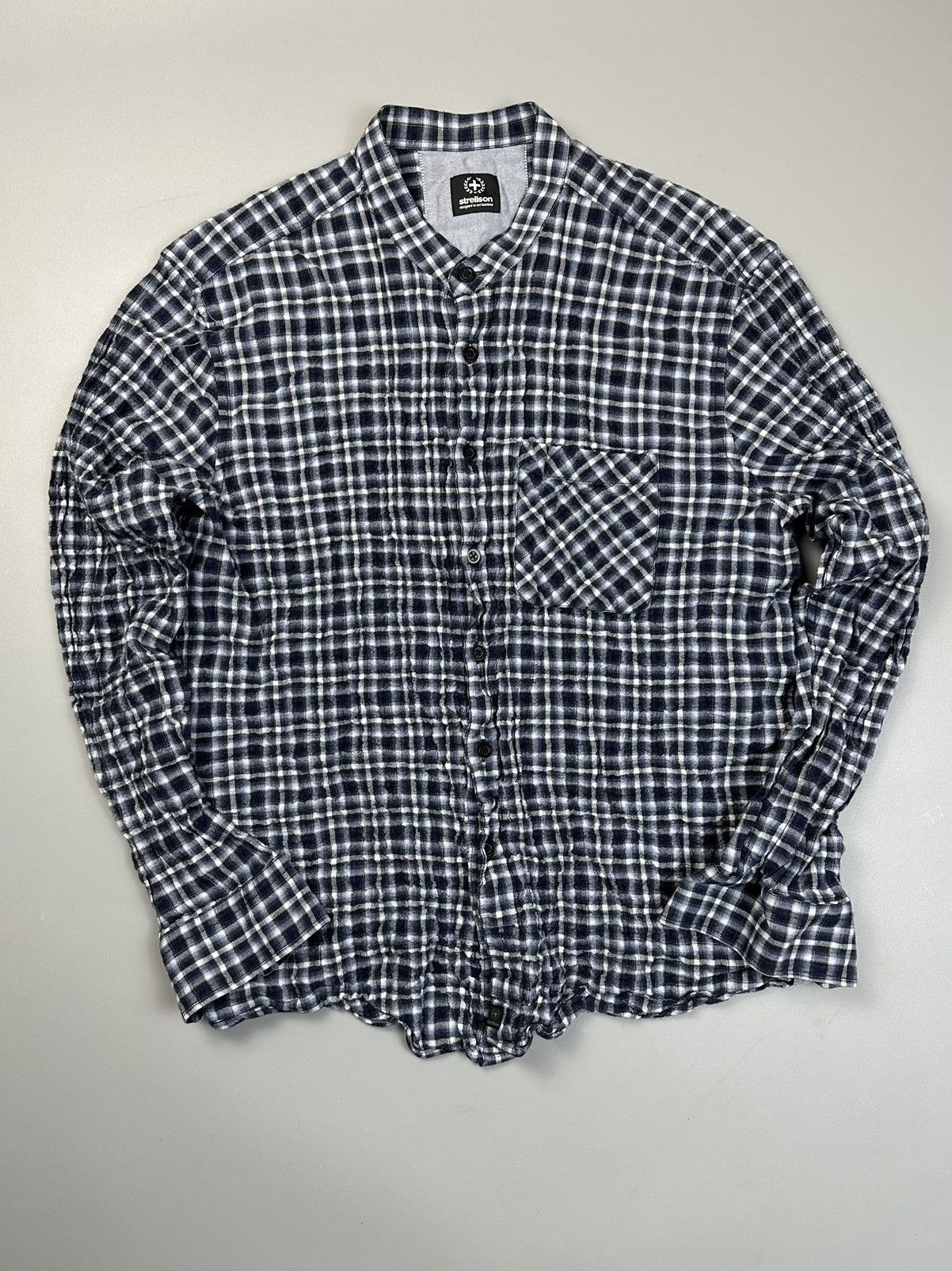 Strellson Blue check button shirt Strellson Size US S / EU 44-46 / 1 - 1 Thumbnail