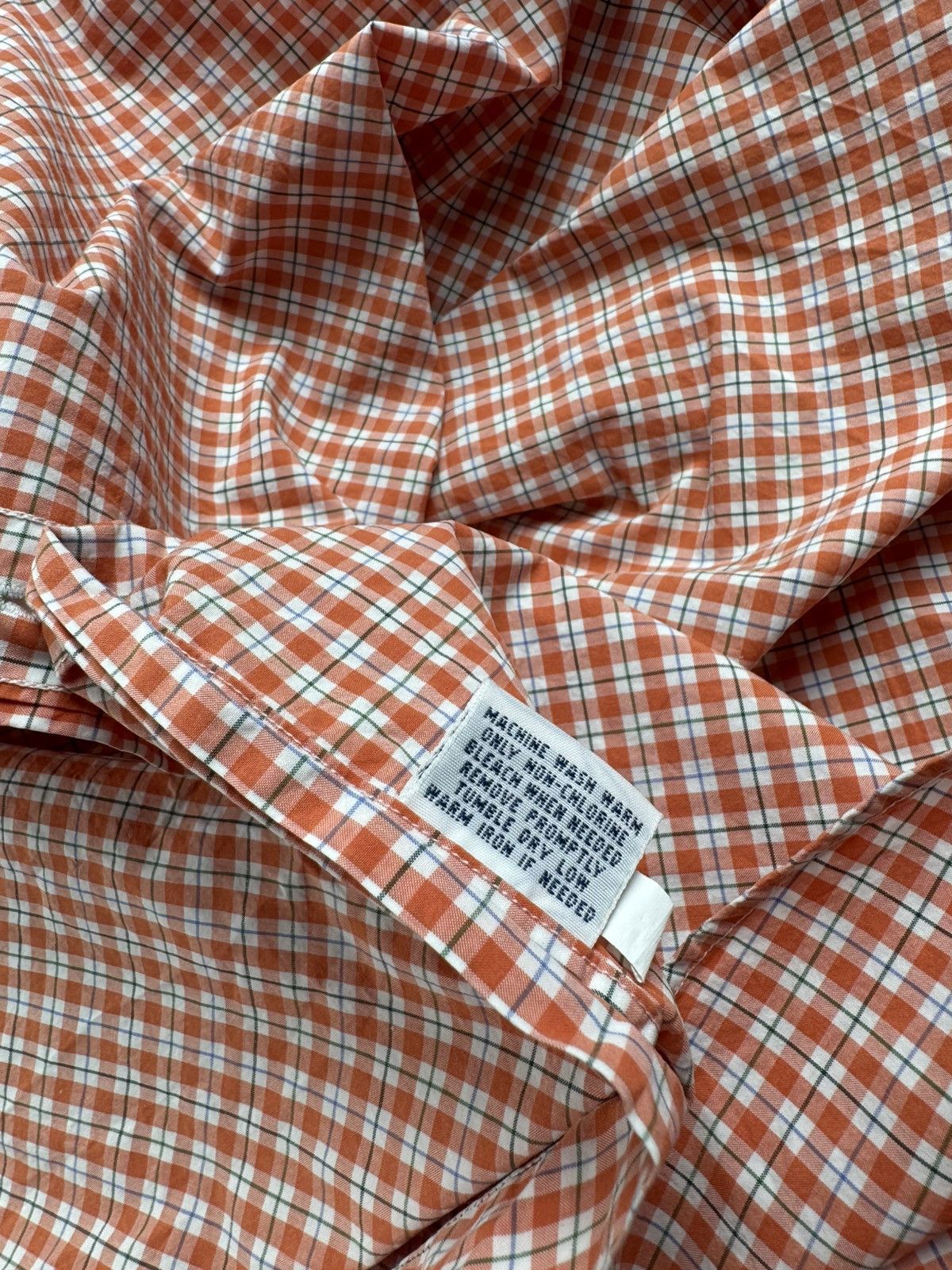 Polo Ralph Lauren Polo Ralph Lauren XL Orange Checked Button Colorful Men’s Plaid LongSleeve Shirt Size US XL / EU 56 / 4 - 11 Thumbnail
