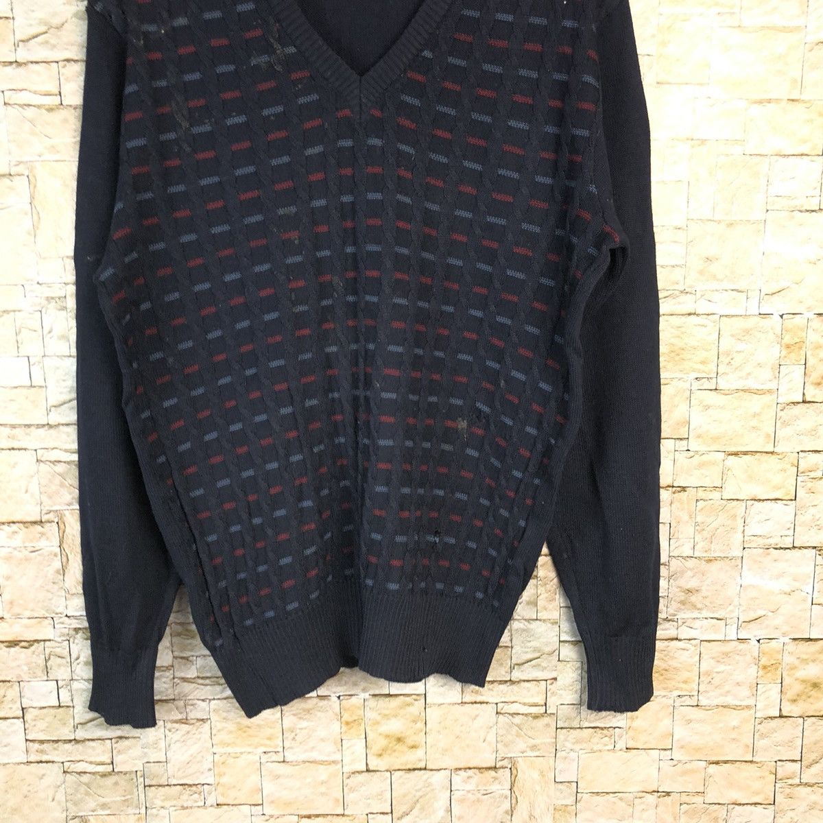 Homespun Knitwear × Japanese Brand Daks Do japan vintage Dark Blue Knitwear #A852 Size US M / EU 48-50 / 2 - 3 Thumbnail