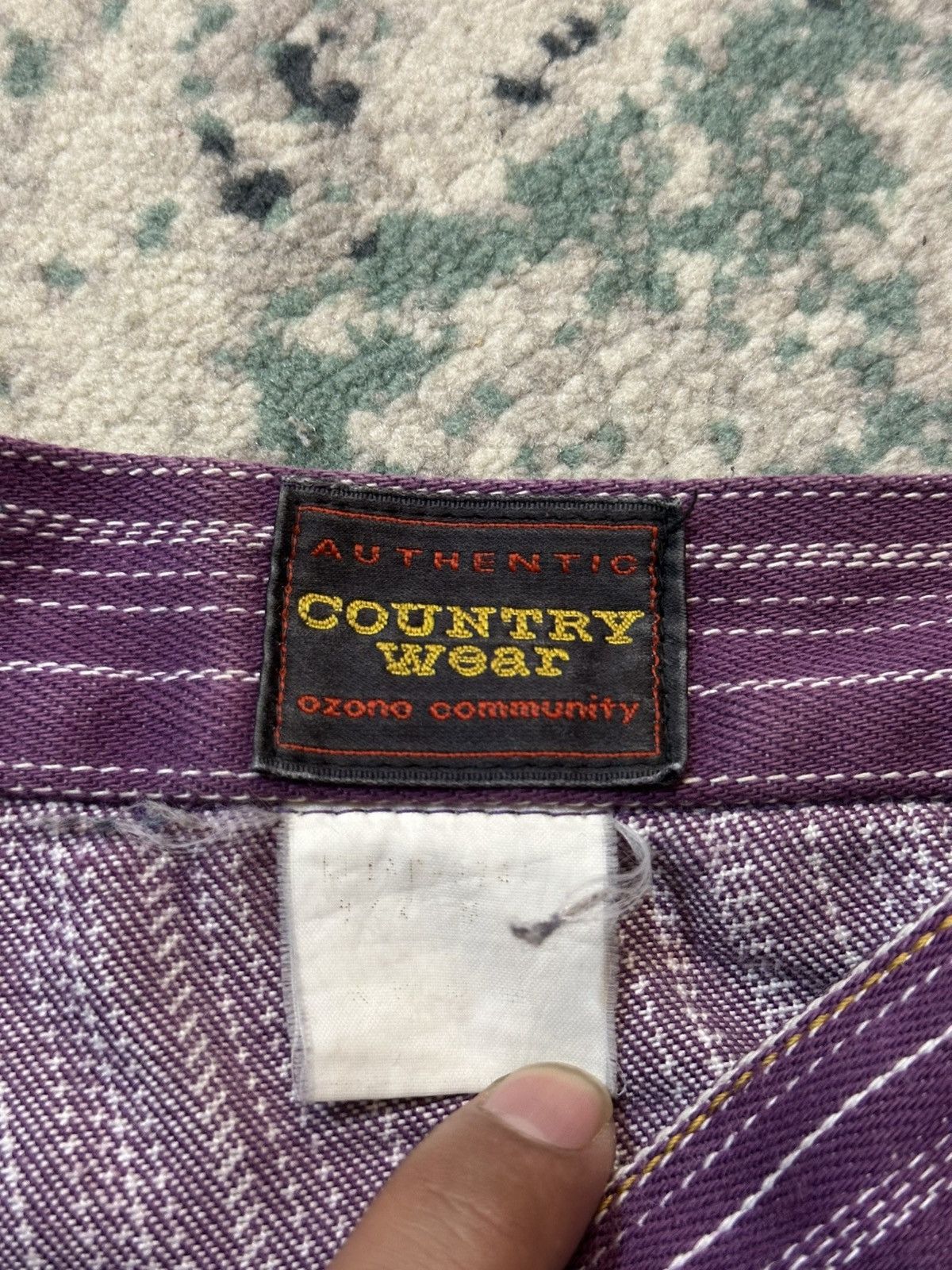 Japanese Brand Japanese Ozone Community Hickory Double Pocket Pants Size US 27 - 18 Thumbnail
