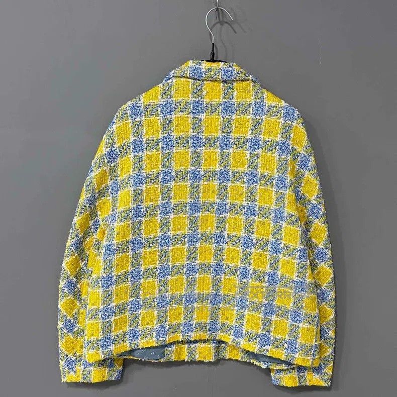 Gucci Gucci 23ss plaid tweed gold buckle small fragrance style j Size S / US 4 / IT 40 - 3 Thumbnail