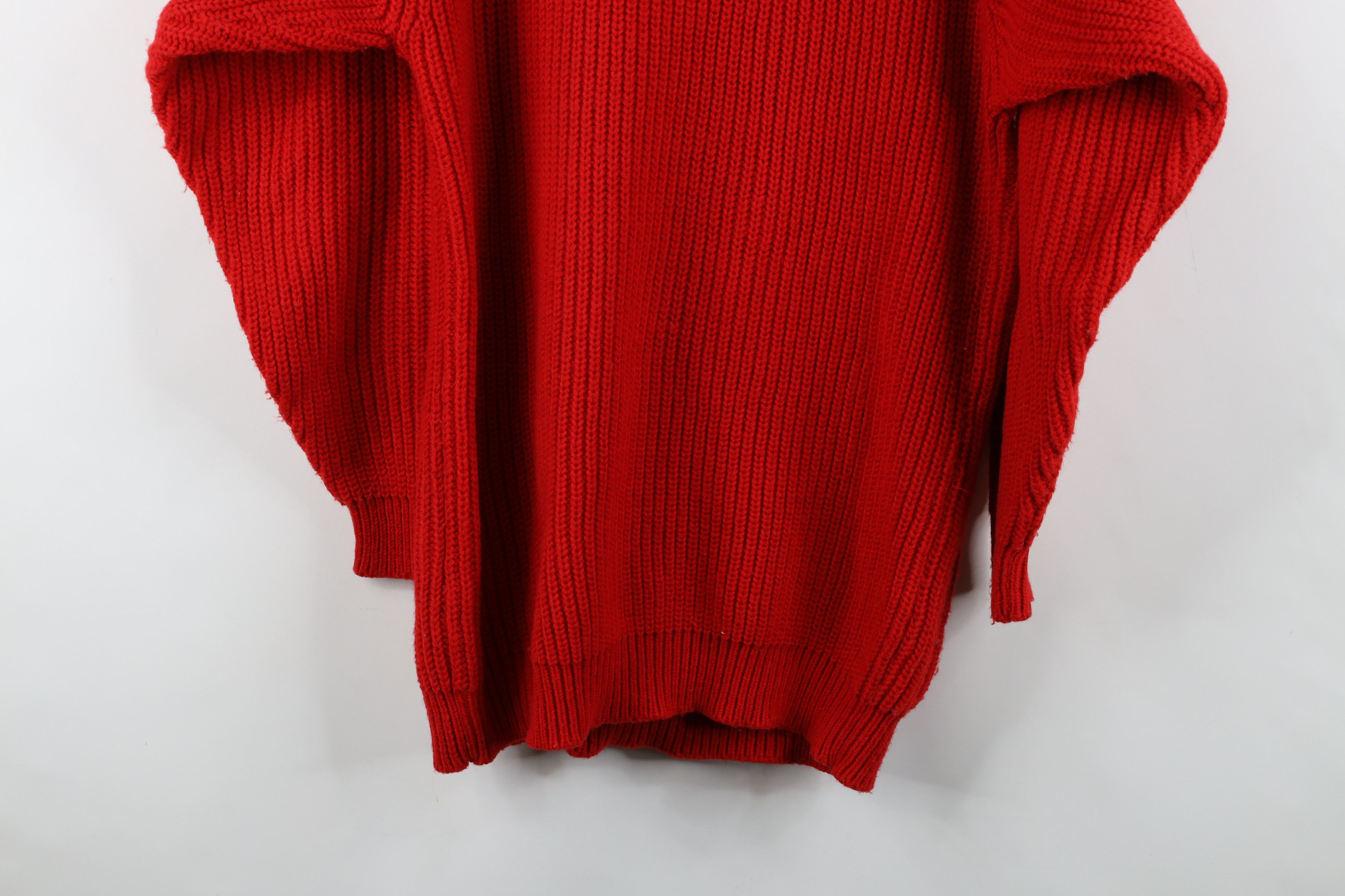 Vintage Vintage 90s Streetwear Oversized Ribbed Collared Sweater Size M / US 6-8 / IT 42-44 - 11 Thumbnail