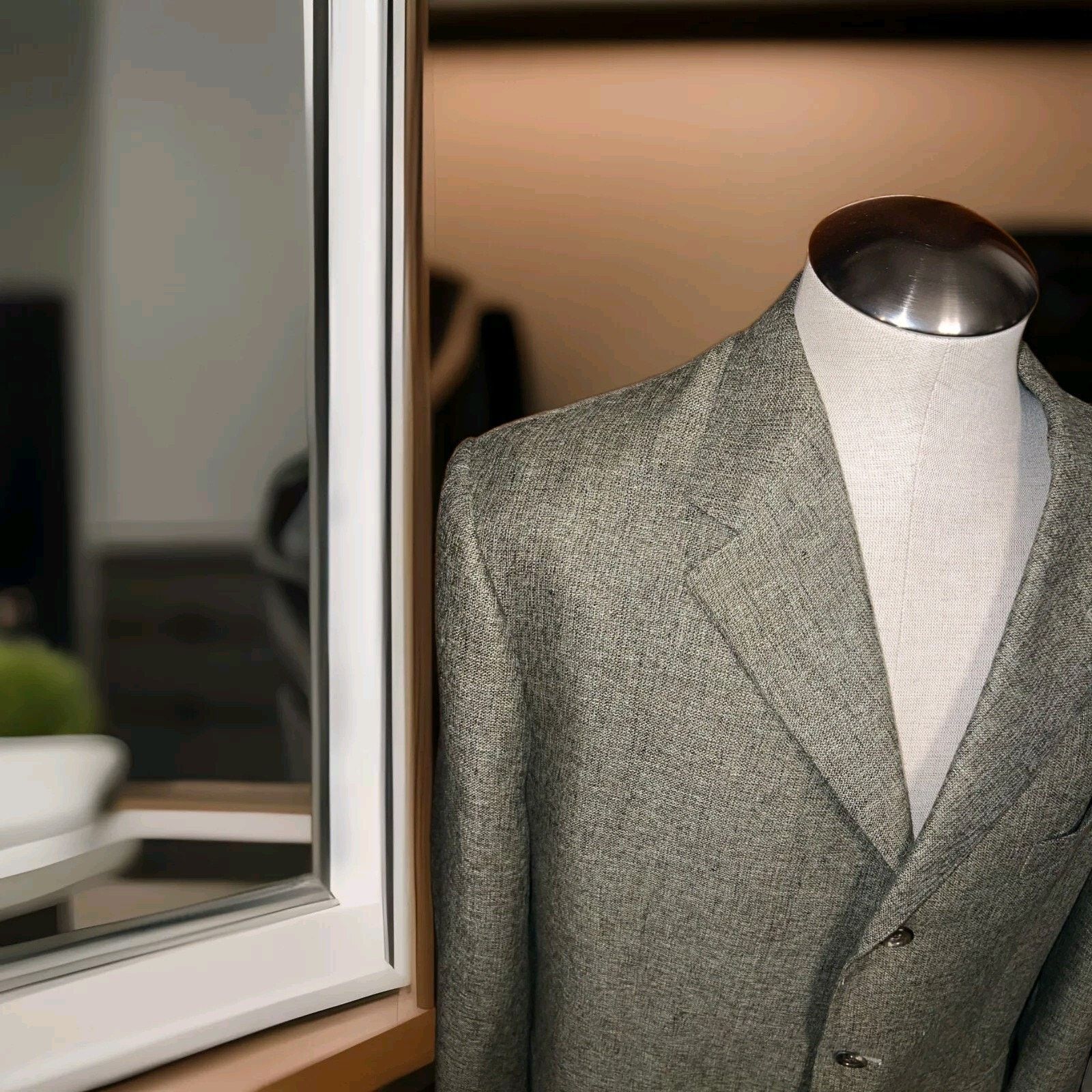 Corneliani Corneliani Italian Light Green sport coat, blazer 48R US Size 48R - 4 Thumbnail