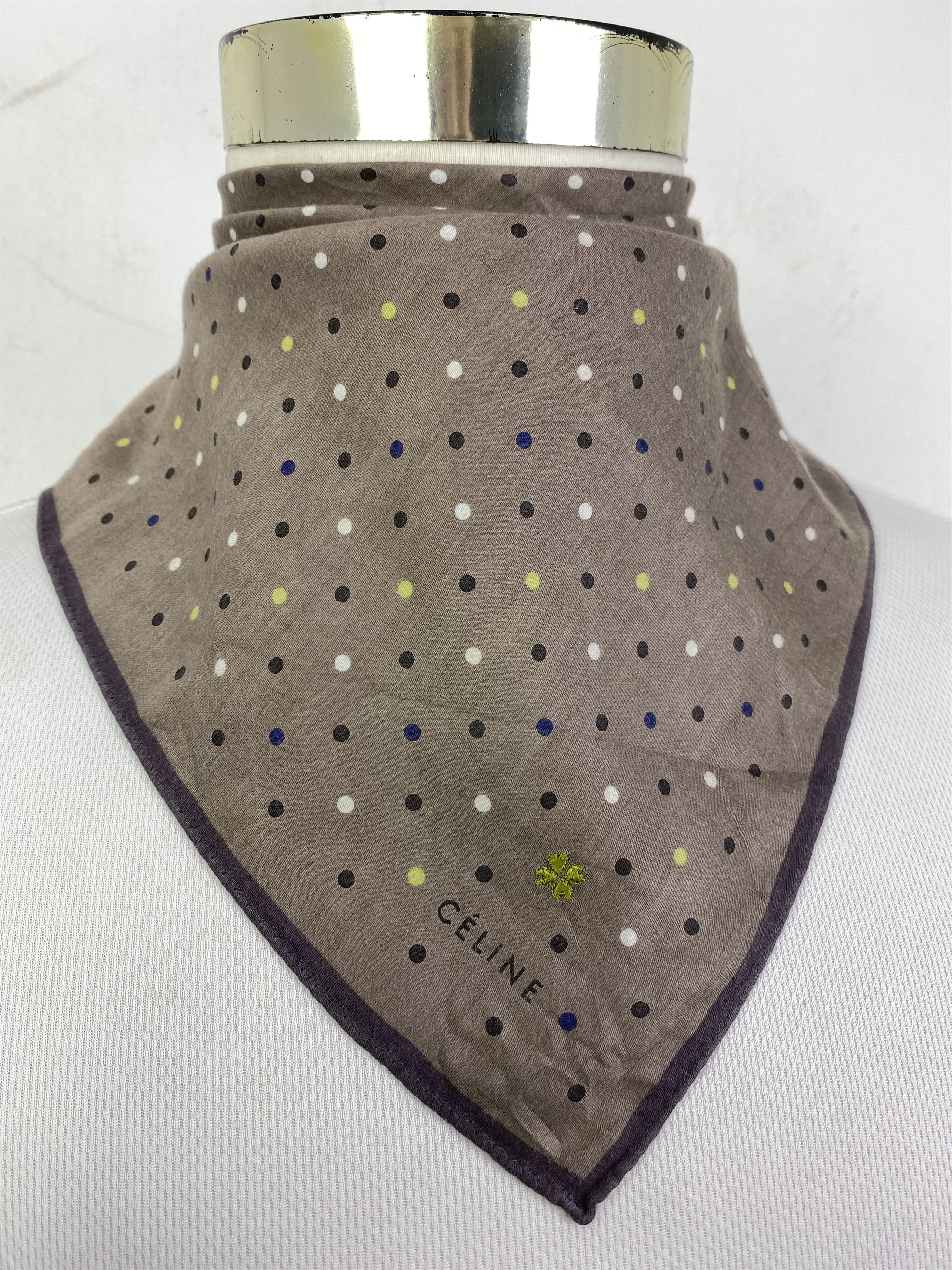 Celine Celine Handkerchief / Neckerchief / Bandana HKC0948 Size ONE SIZE - 2 Thumbnail