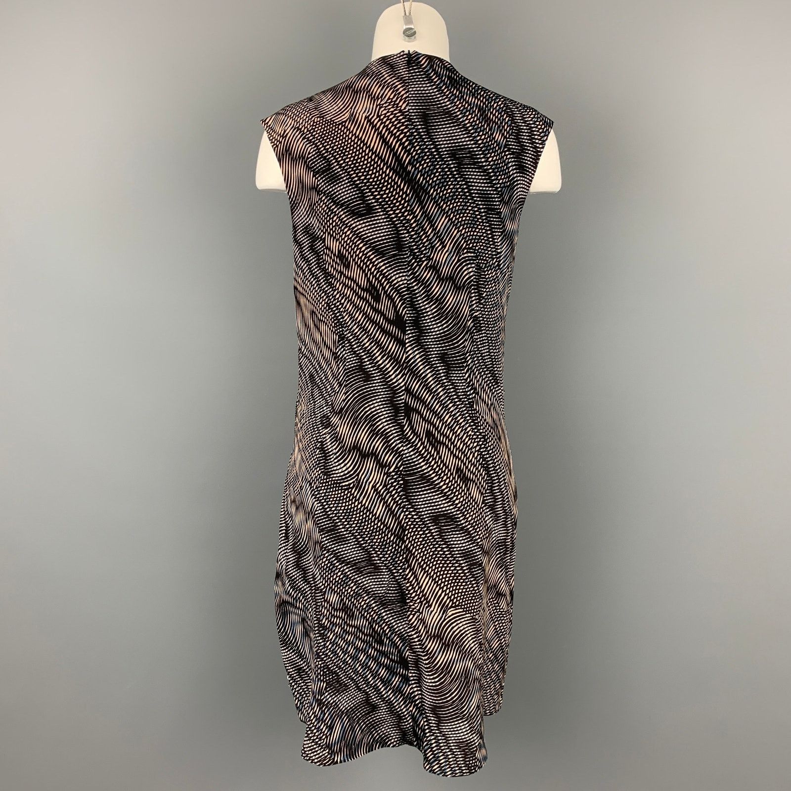 Peter Pilotto Size 6 Multi-Color Sequined Beaded Silk Shift Dress Size M / US 6-8 / IT 42-44 - 4 Thumbnail