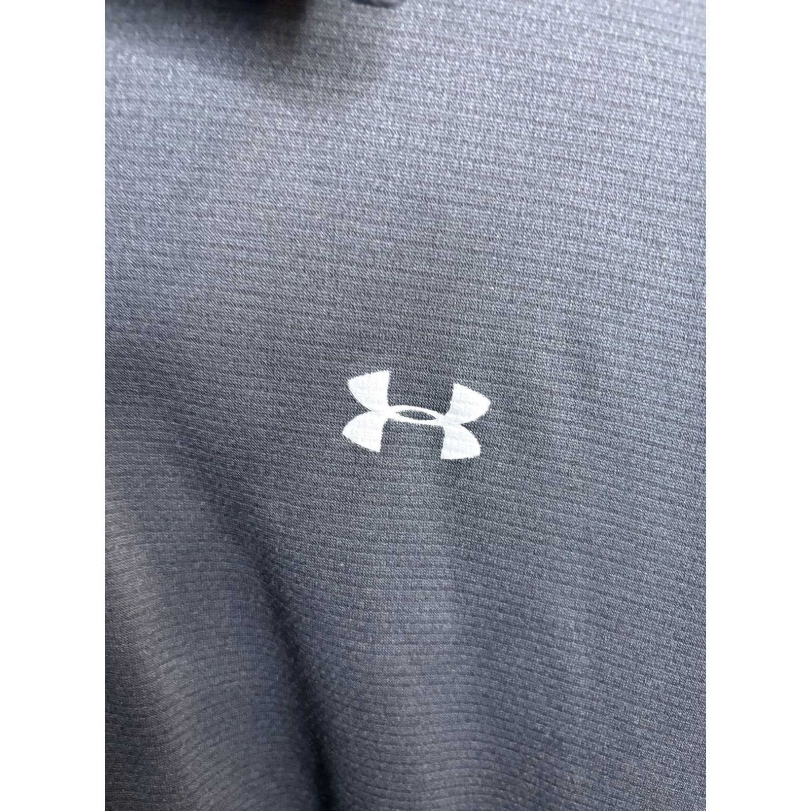 Under Armour VINTAGE/Under Armour Polo Shirt Mens 2XL Black HeatGear Lightweight Athletic Golf Logo Size US XXL / EU 58 / 5 - 4 Thumbnail
