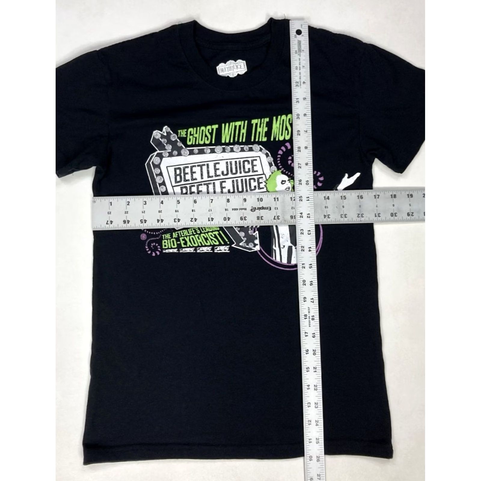 Vintage VINTAGE Beetlejuice Shirt Women Small Black Short Sleeve Size S / US 4 / IT 40 - 5 Thumbnail