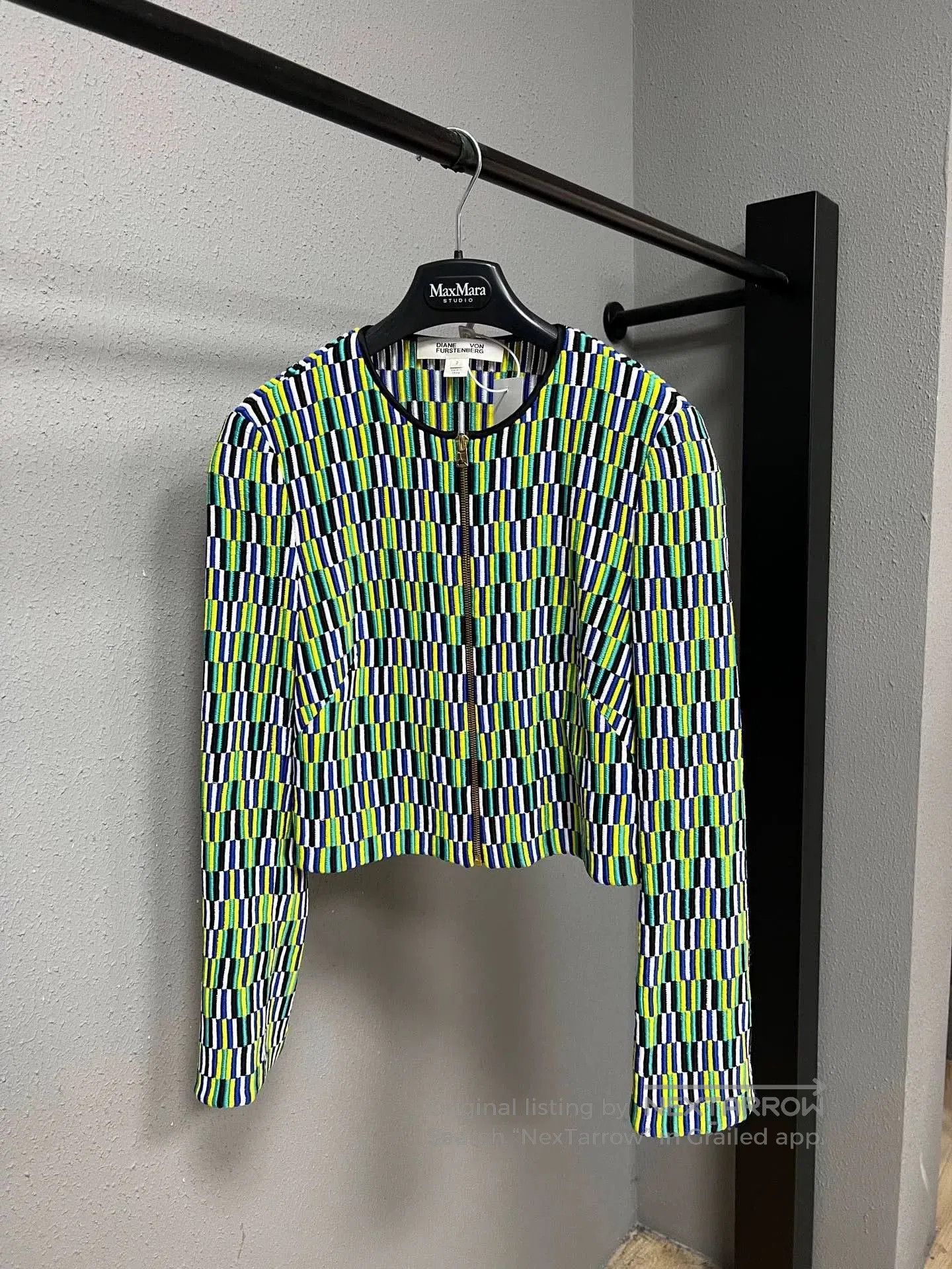 Diane von Furstenberg DVF Woven Coat. Size M / US 6-8 / IT 42-44 - 1 Thumbnail